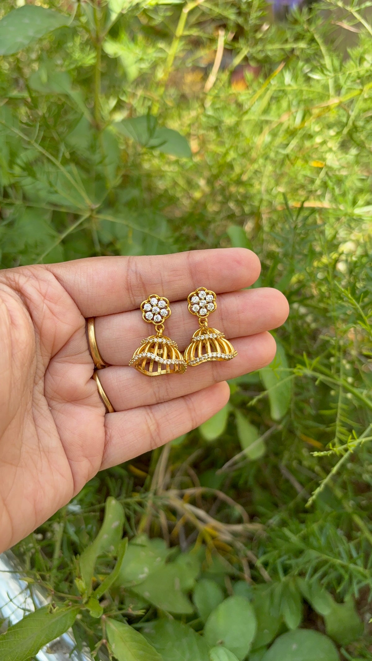Diamond inspired Jhumka 3