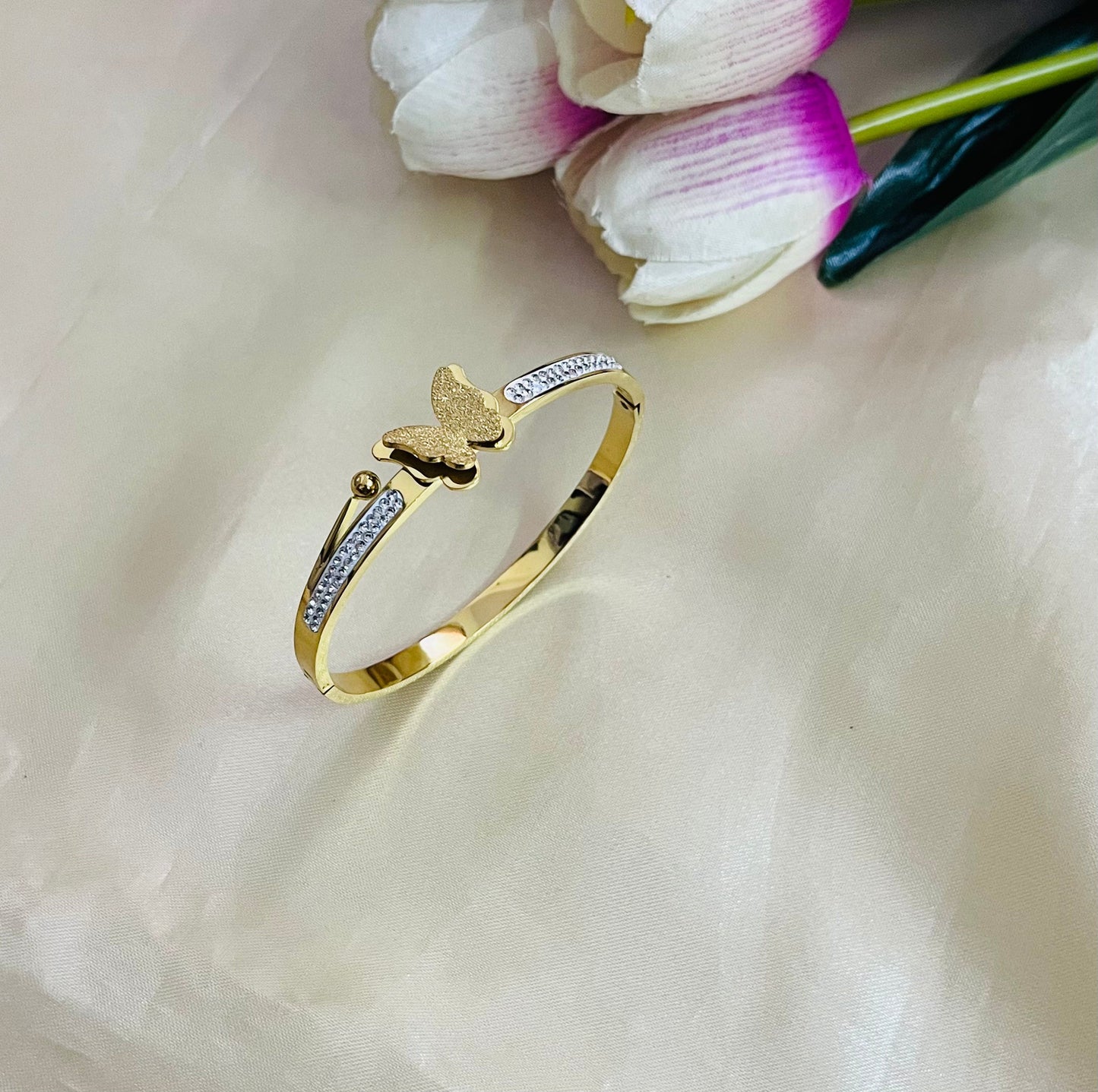 Anti-tarnish Butterfly Bracelet(Gold)