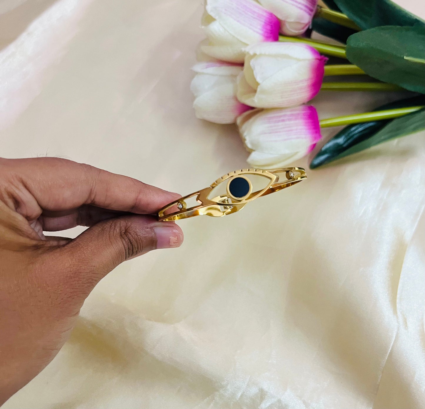 Anti-tarnish Evil eye Bracelet(Gold)