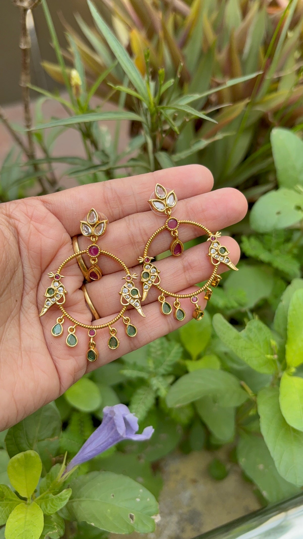Kemp parrot Drop Earring