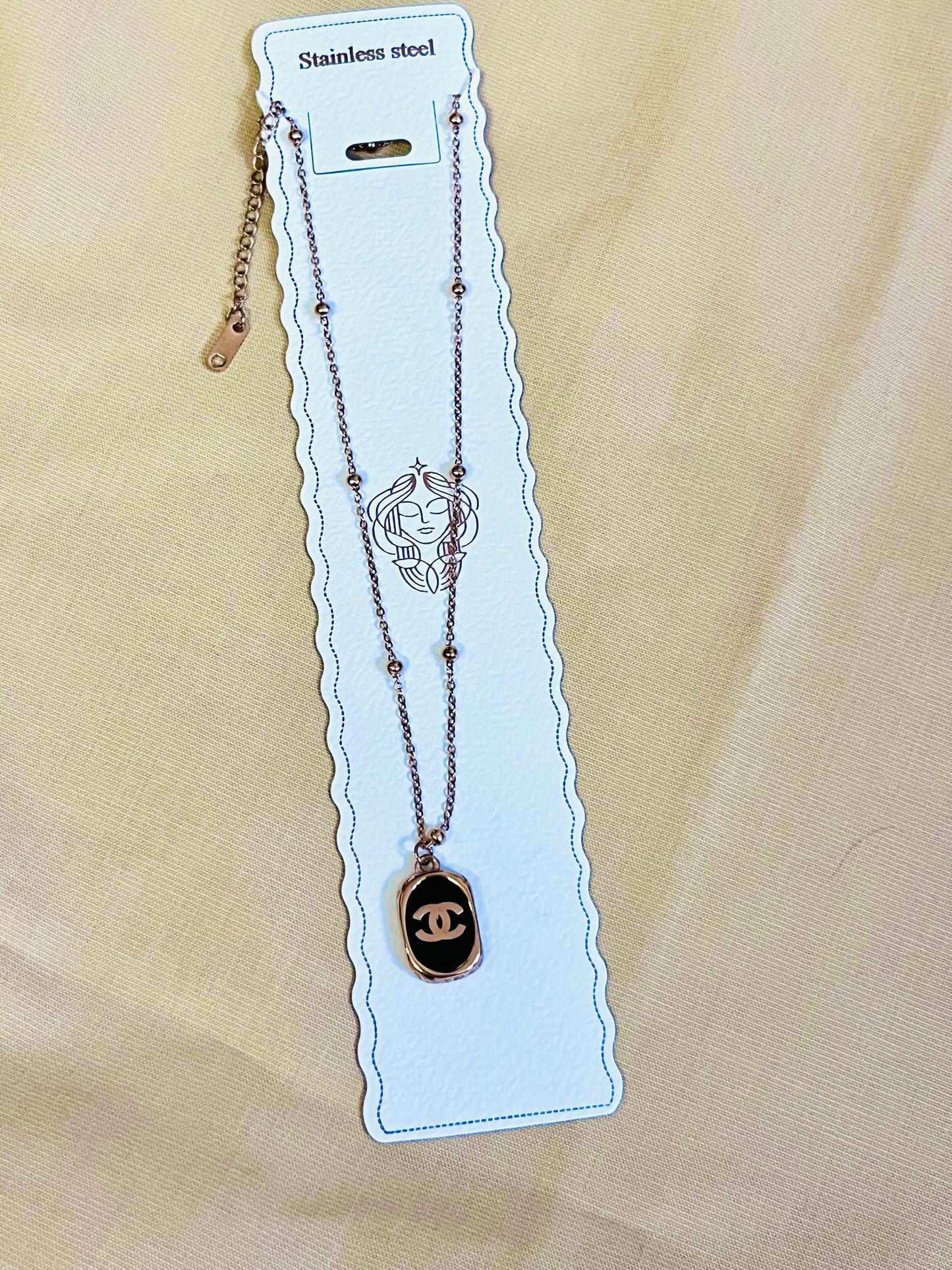 Anti-tarnish Neckchain (Rose Gold)