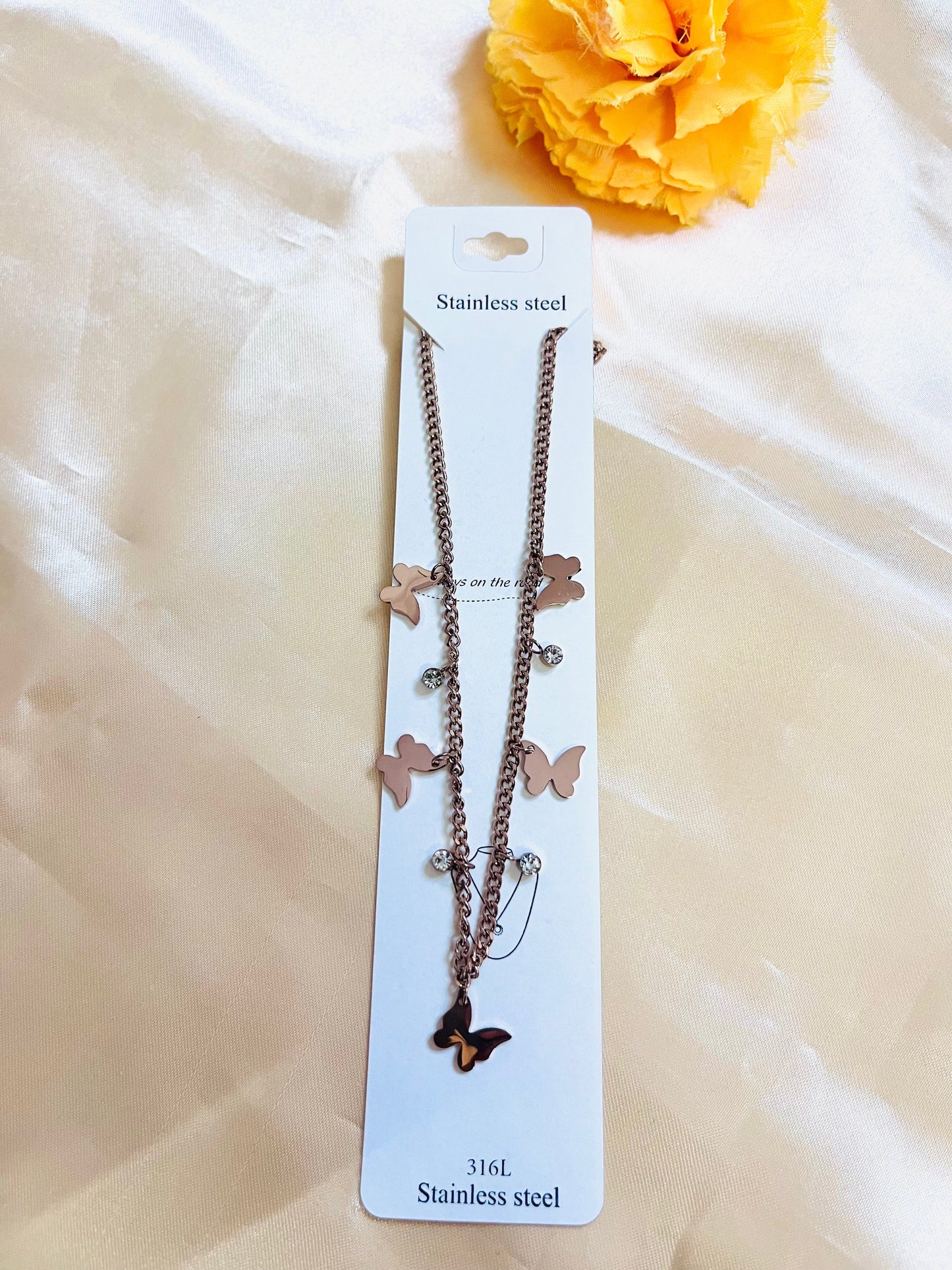 Anti-tarnish Neckchain (Rose Gold)