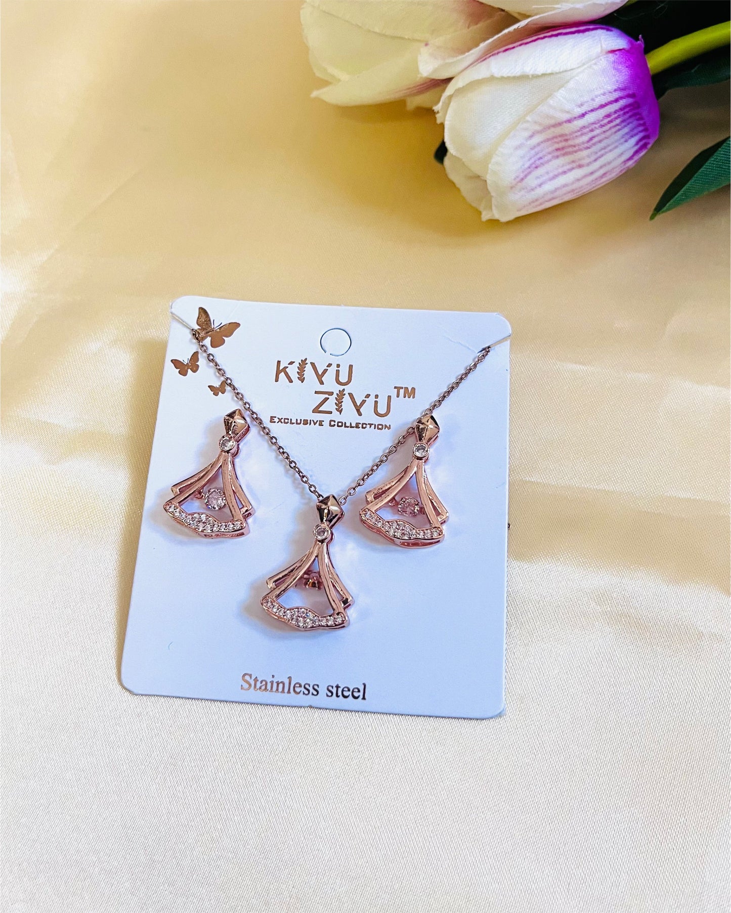 Anti-tarnish Neckchain (Rose Gold)