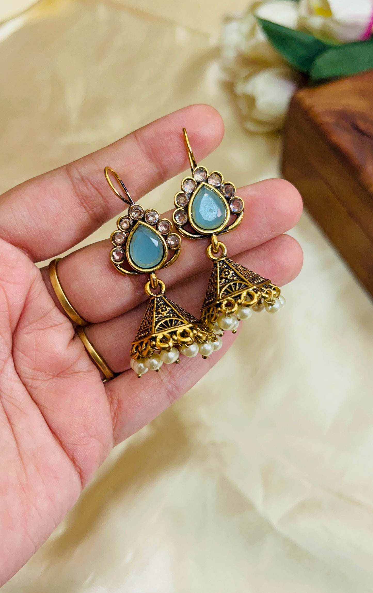 Premium Gold Oxidised hook