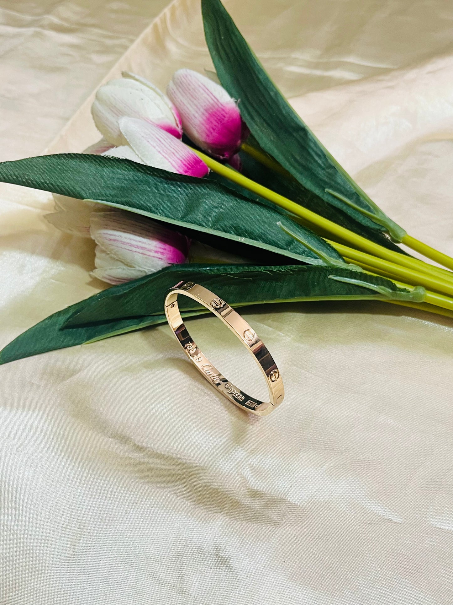 Anti-tarnish Crystal Cartier Bracelet(Gold)