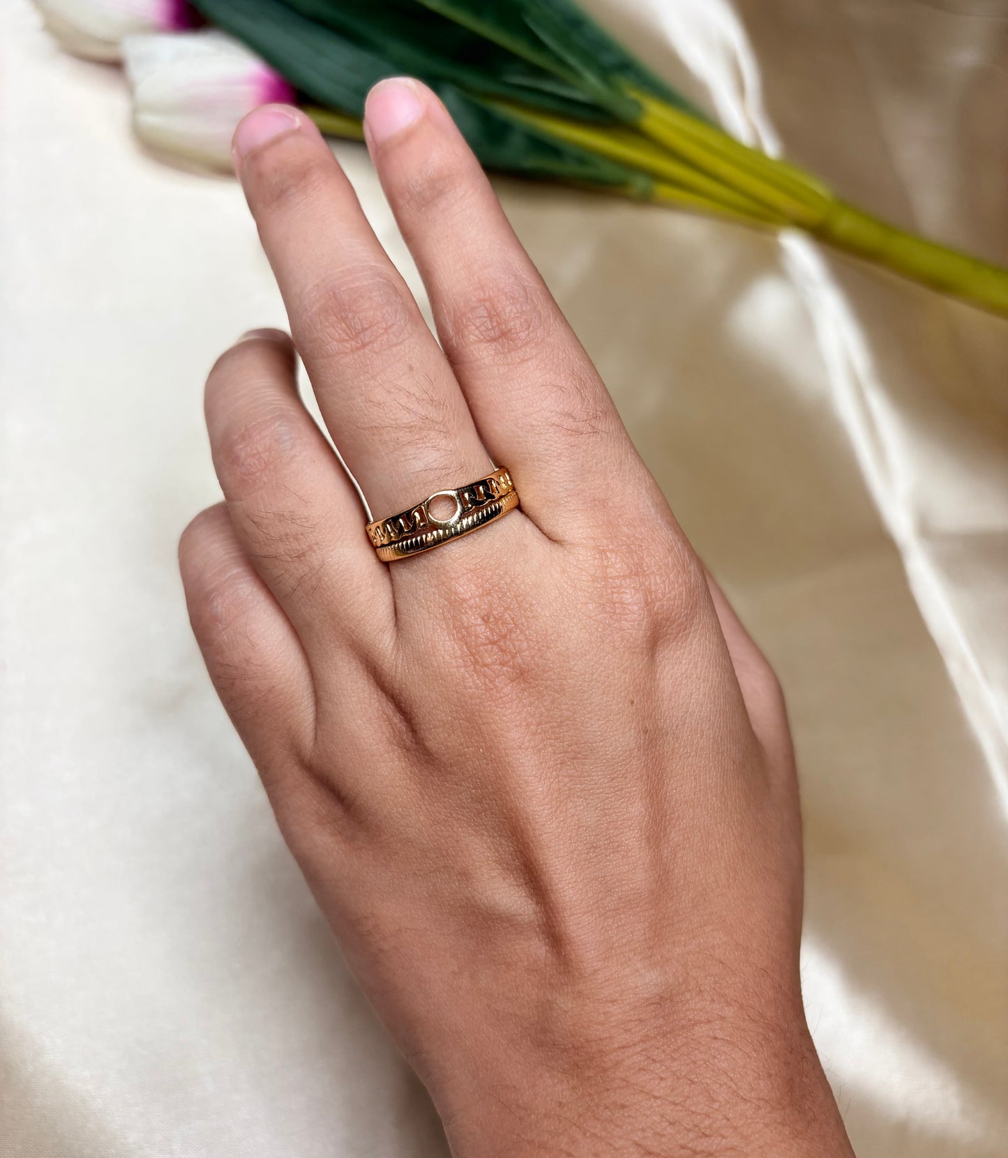 Minimalist Gold Ring(Adjustable Size)