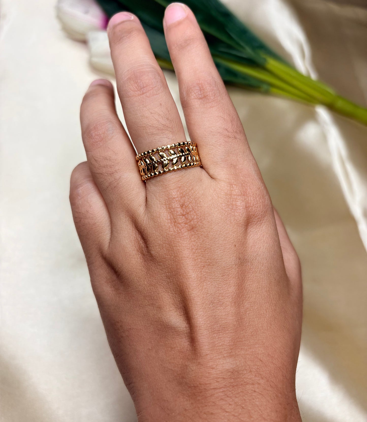 Leafy Ring(Adjustable Size)