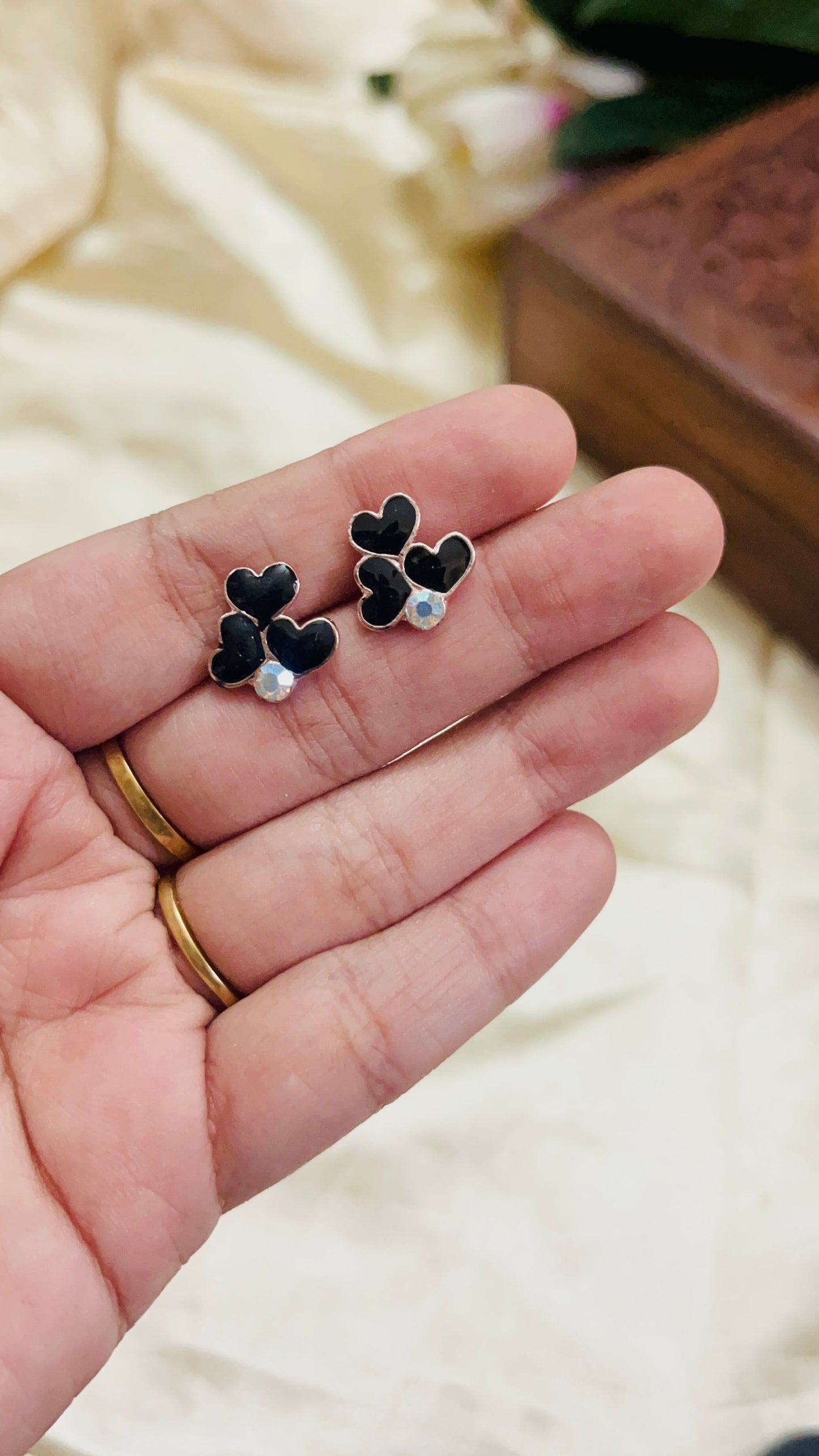 Triple Heart Stud