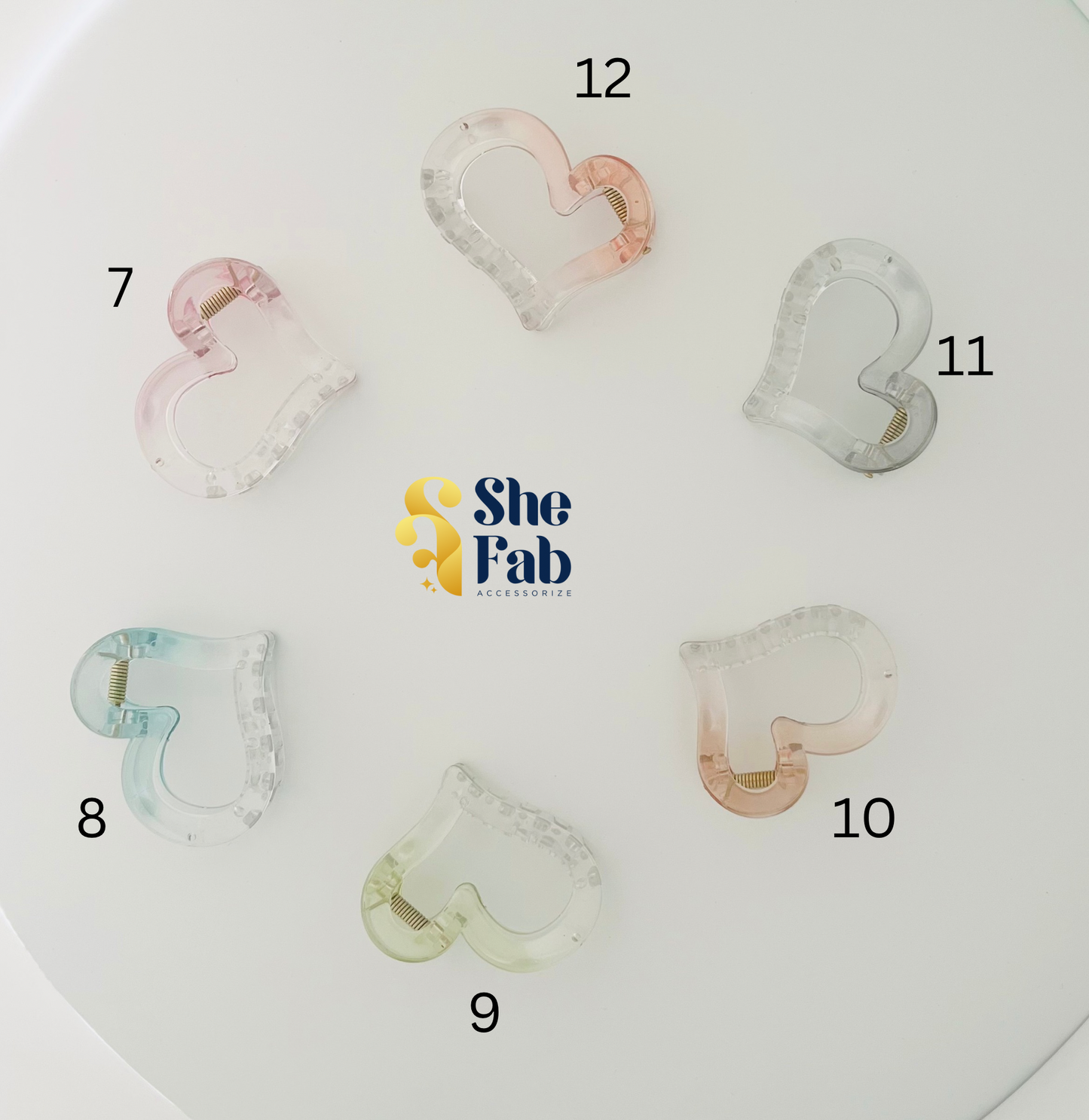 Heart Shaped Korean Style Clutcher(Matte&Glossy)