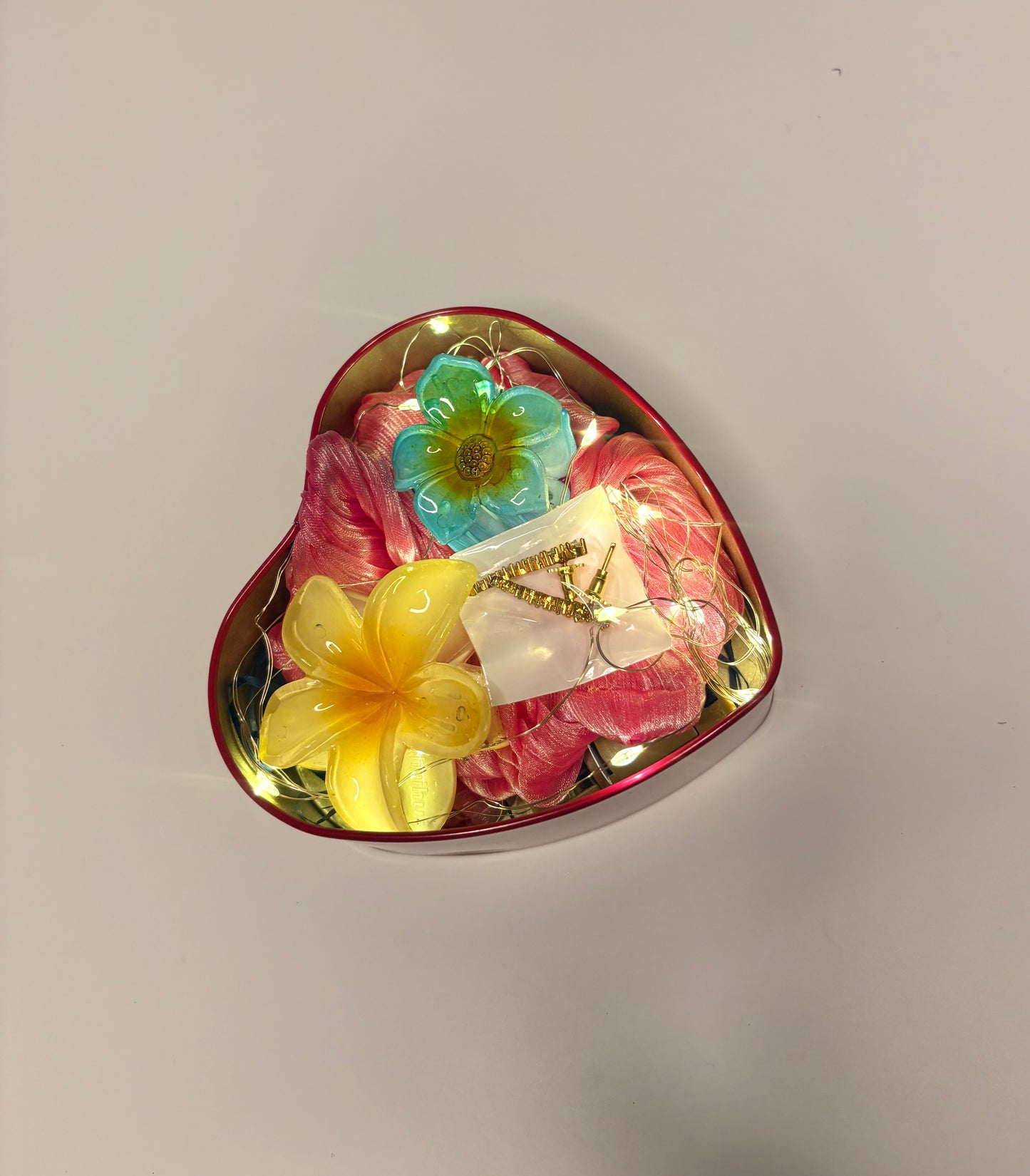 Add Heart Shaped Tin box