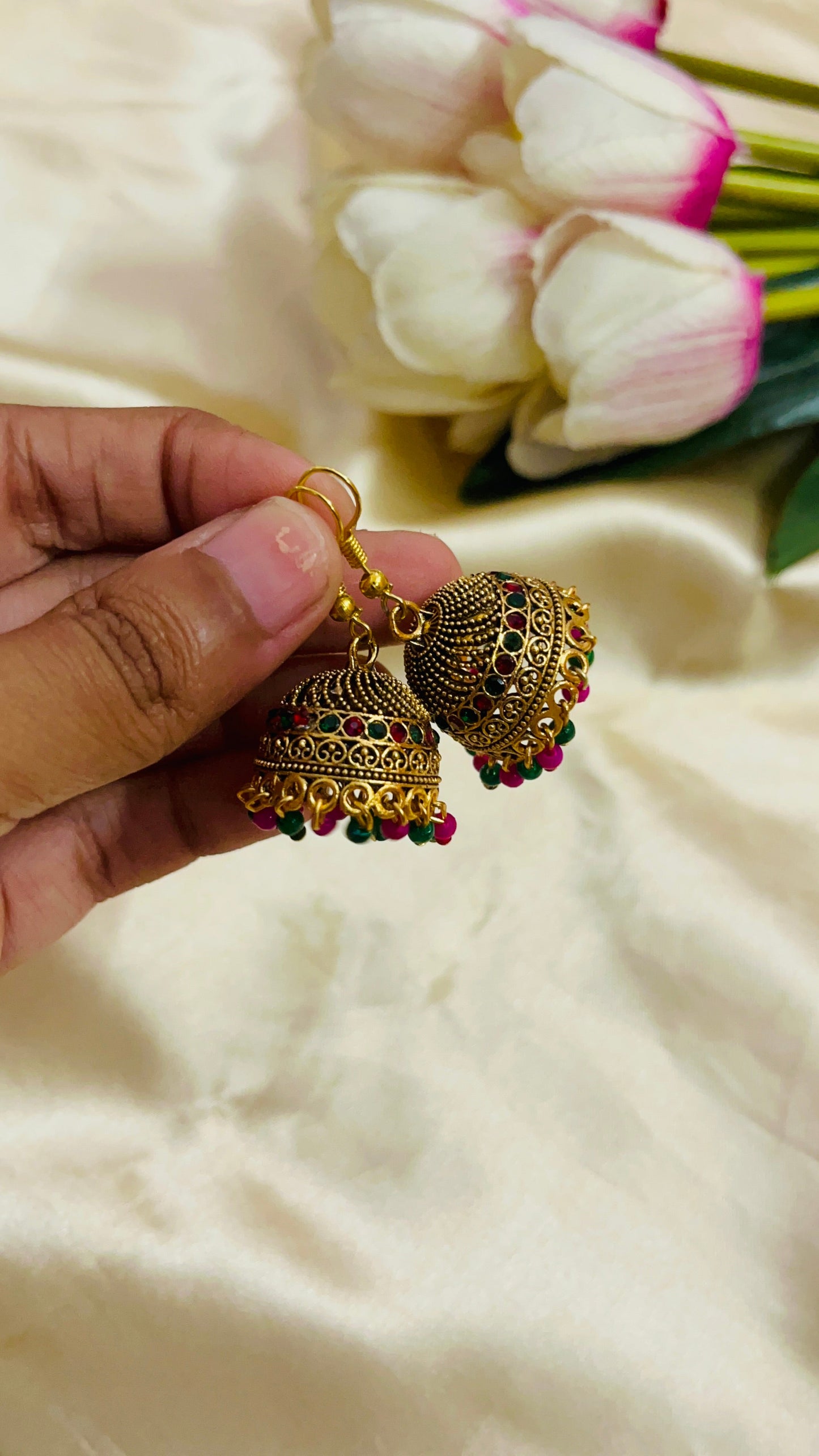 MultiColour Hook Jhumka