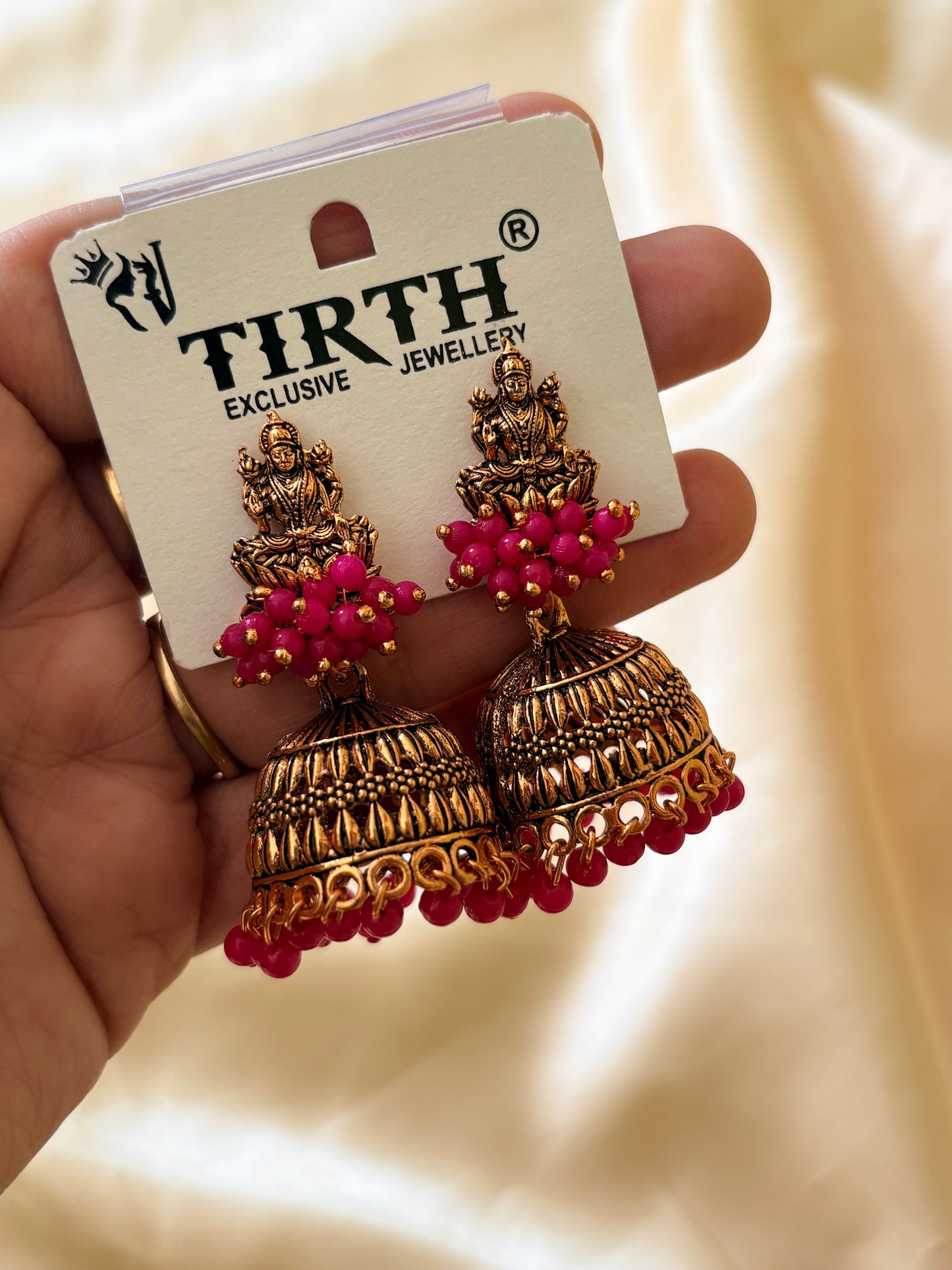Lakshmi pearl jhumka