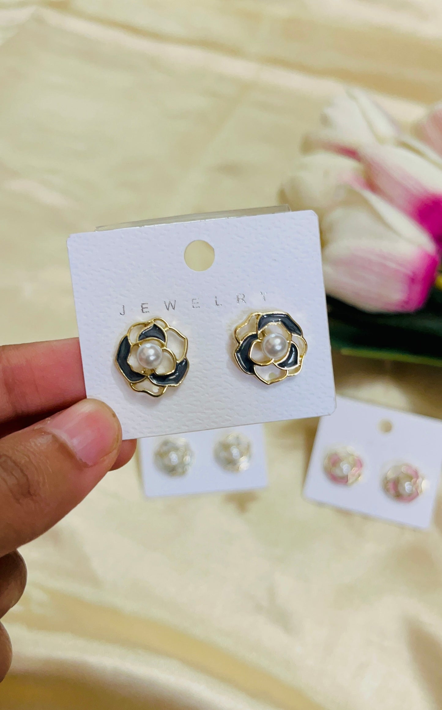 Dazzling Floral Stud