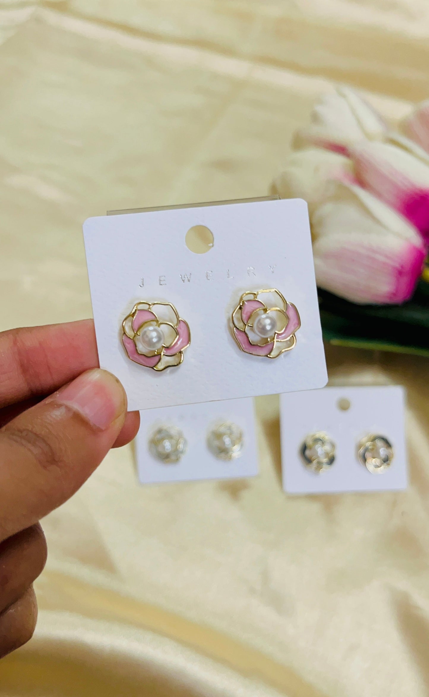 Dazzling Floral Stud