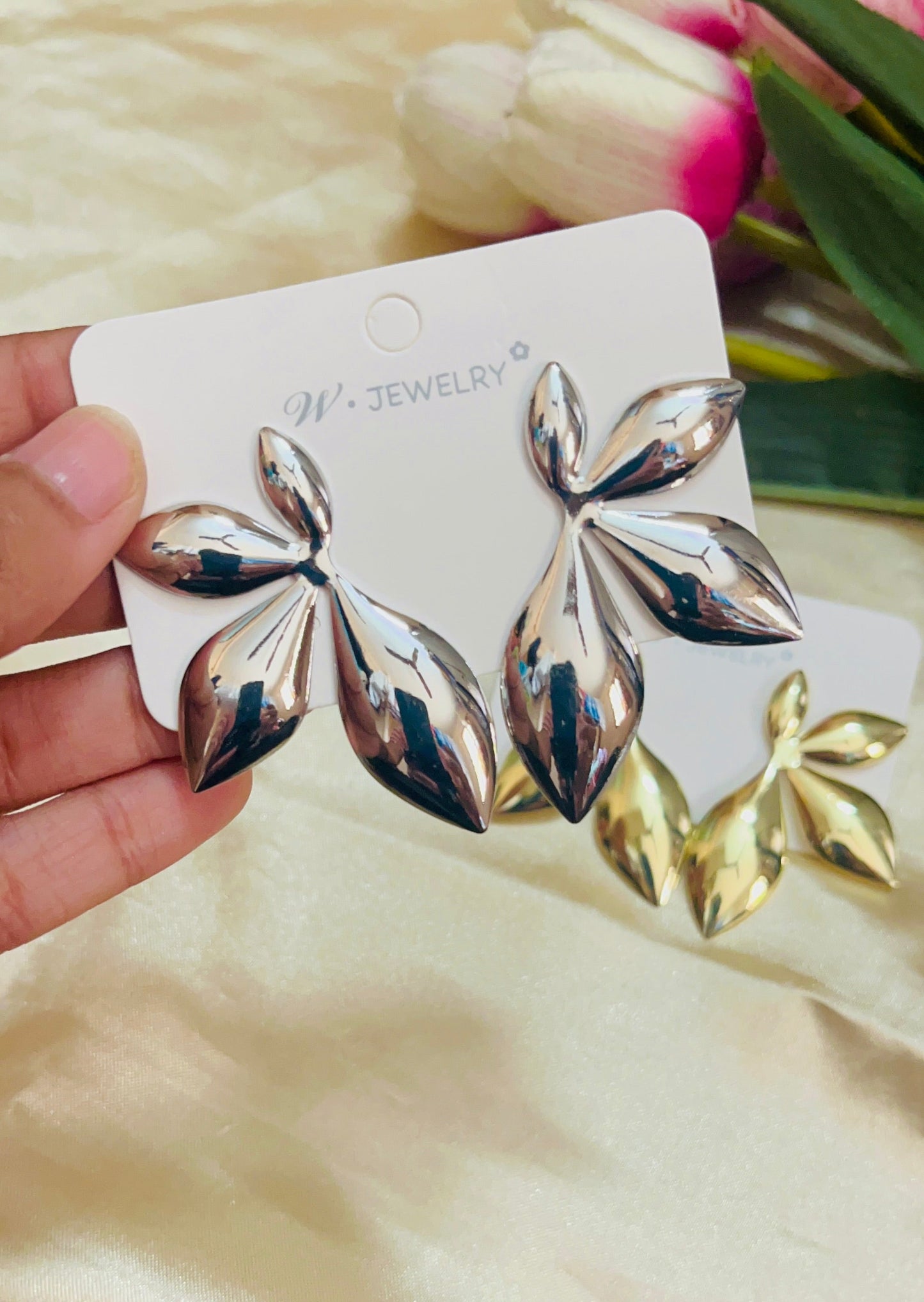 Statement Floral Earring