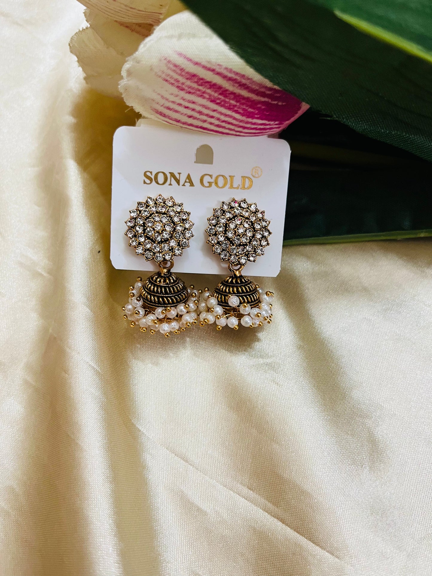 Beads Jhumka