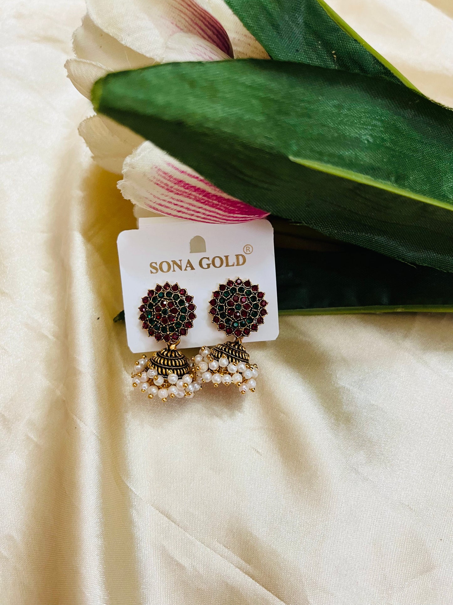 Beads Jhumka