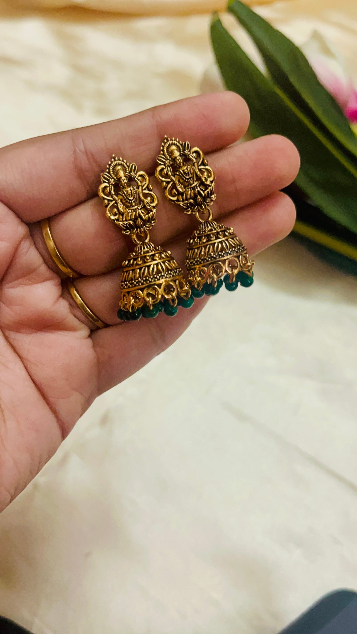 Lightweight Lakshmi Jhumka