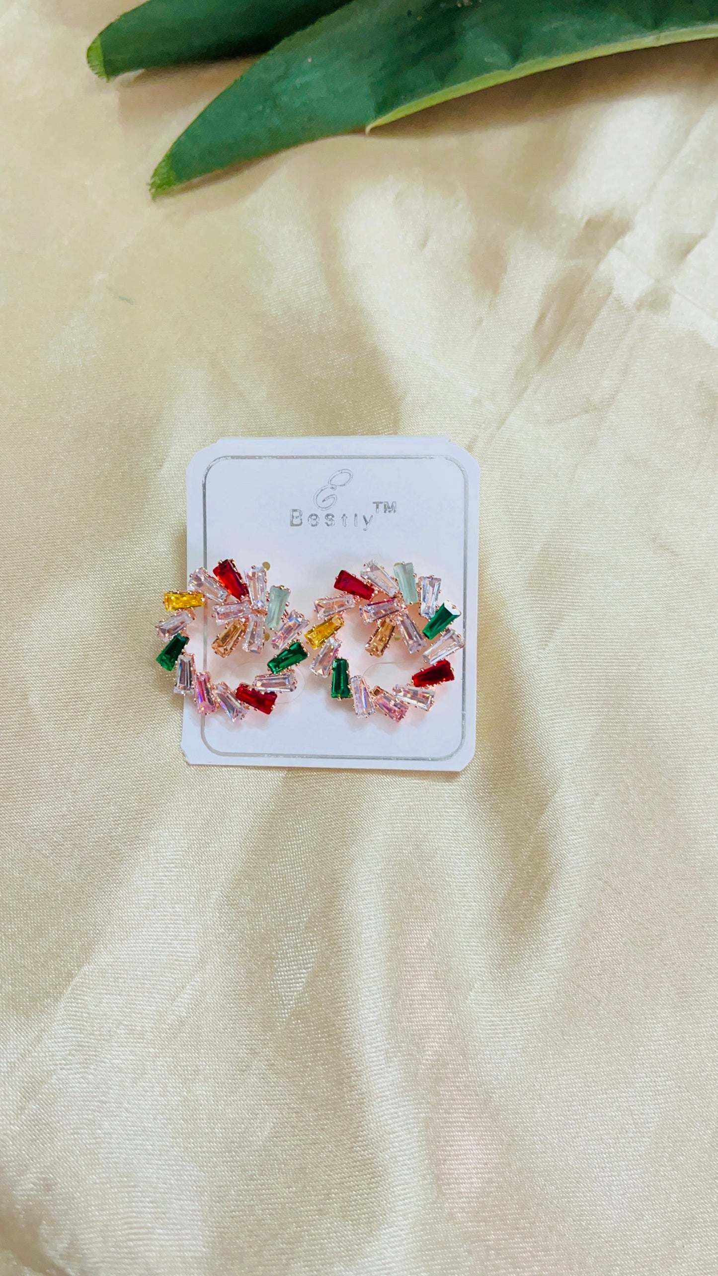 Partywear Zircon Stone Stud