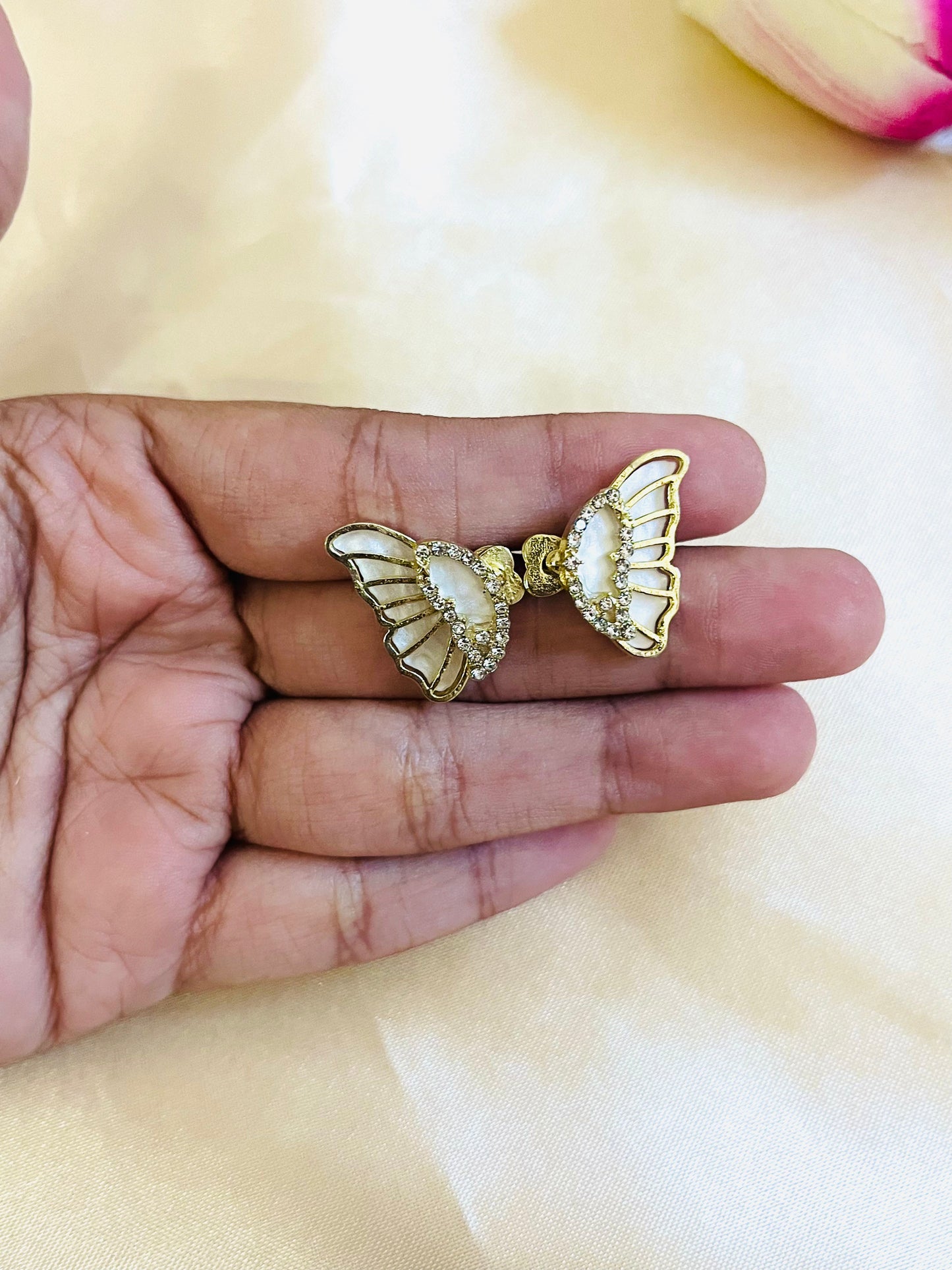 Korean Butterfly Stud