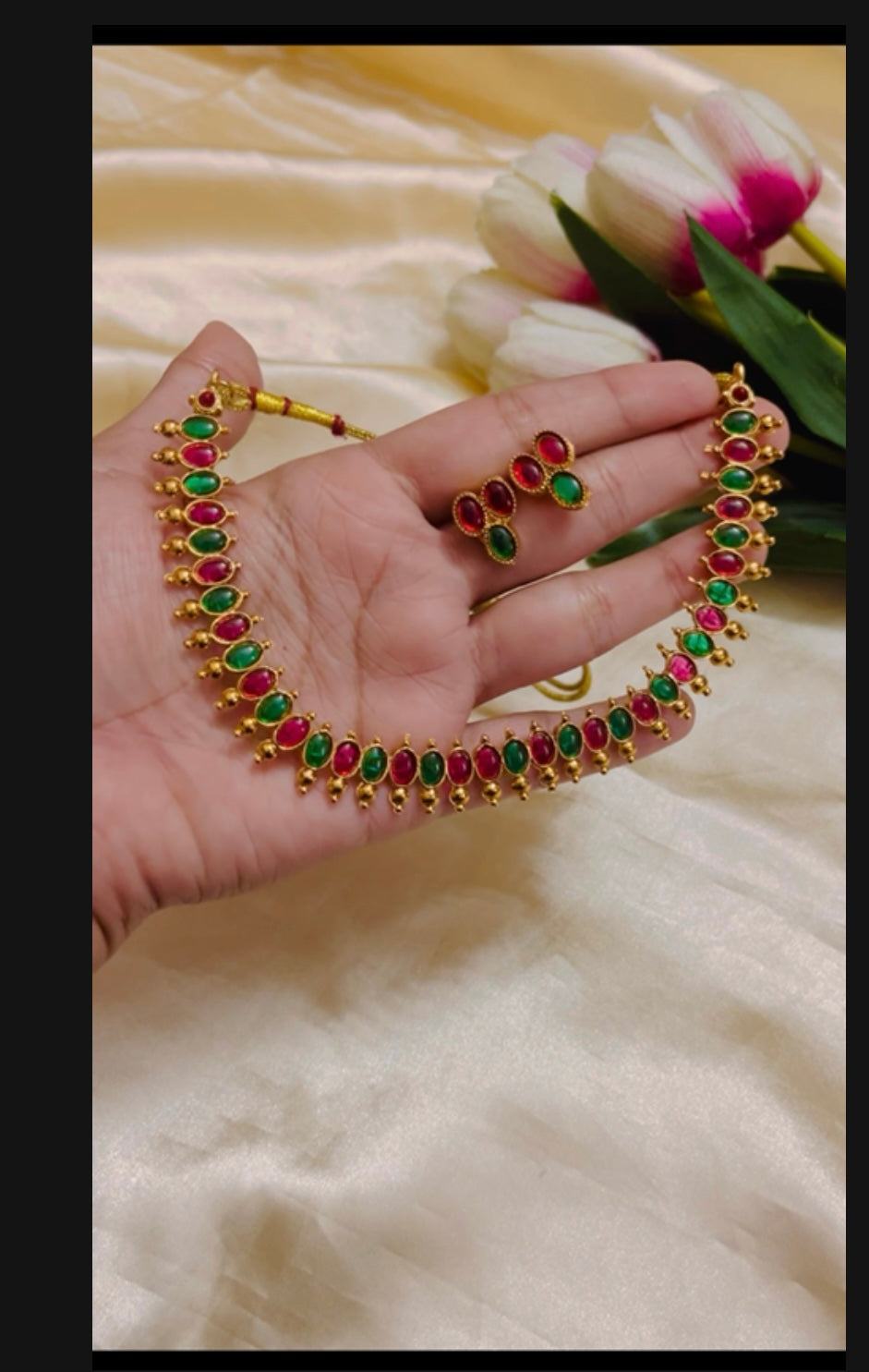 Budget Friendly neckpiece with stud