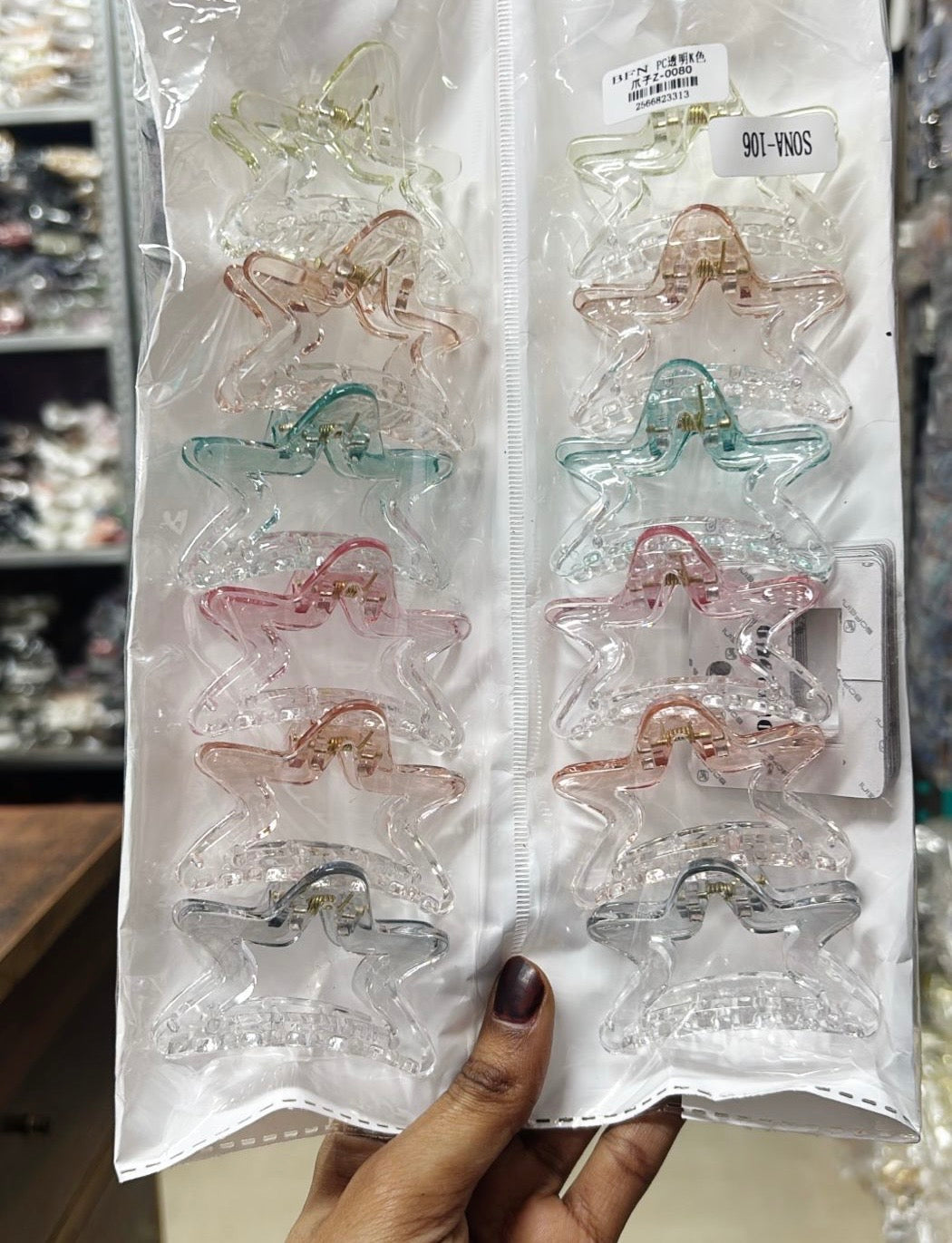 Star Shaped Korean Style Clutcher(Matte&Glossy)