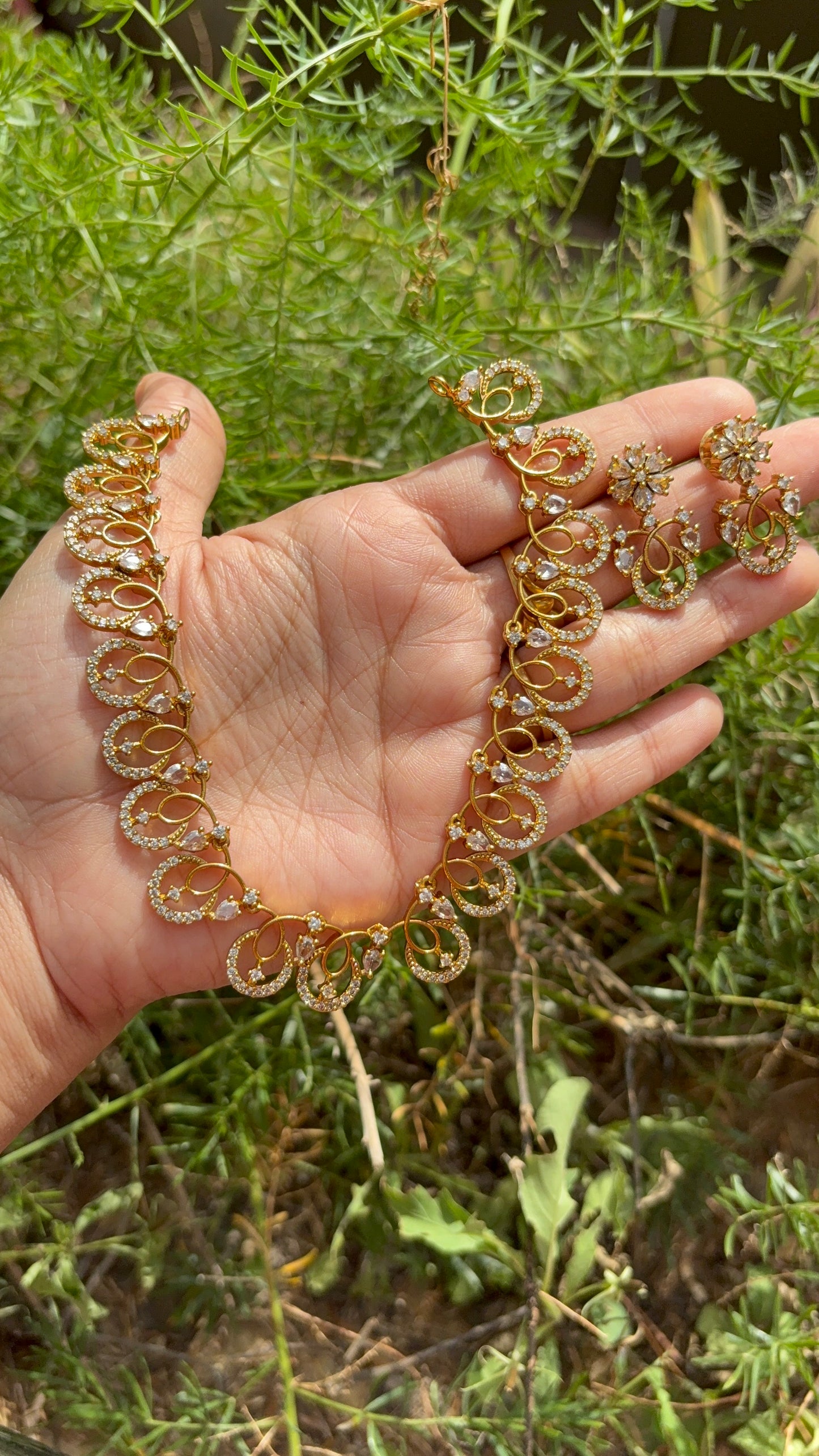 Partywear AD necklace
