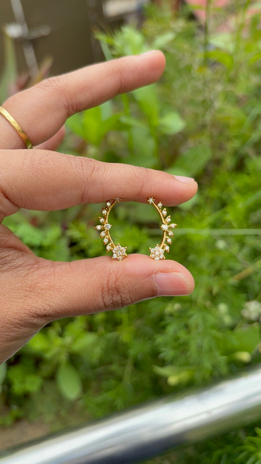 Floral EarCuff
