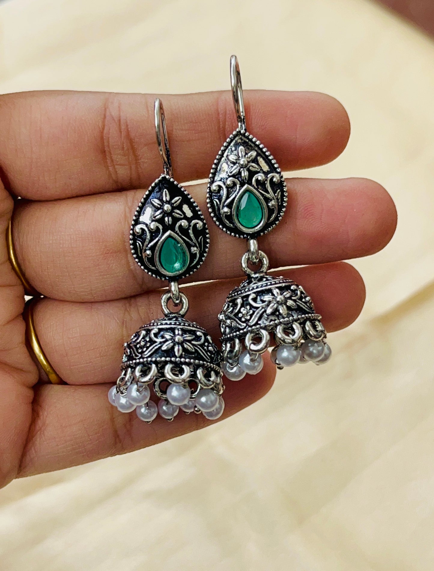 Premium Silver Oxidised hook