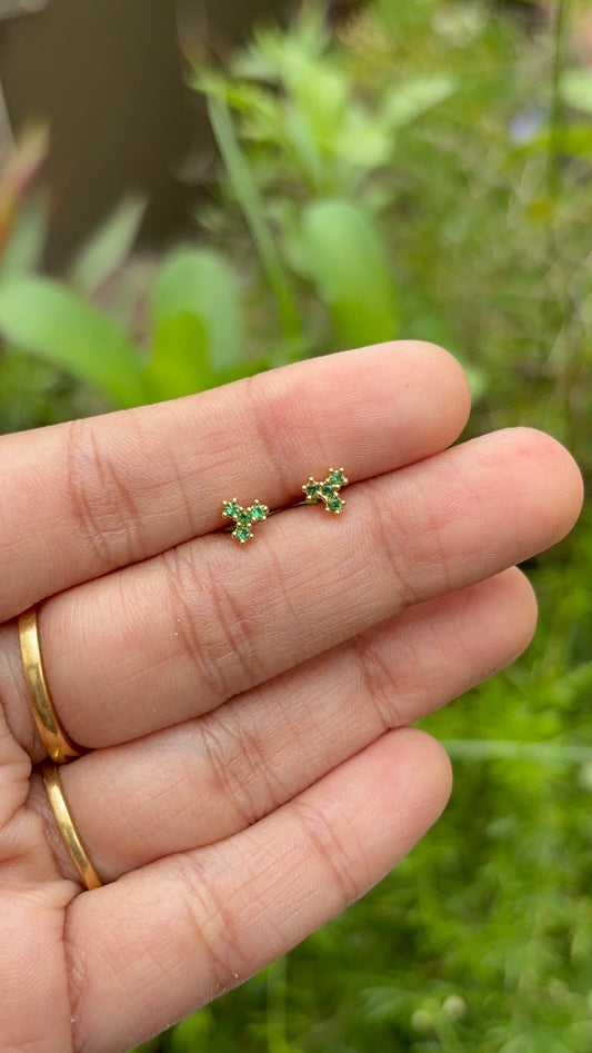 Green stone Second stud