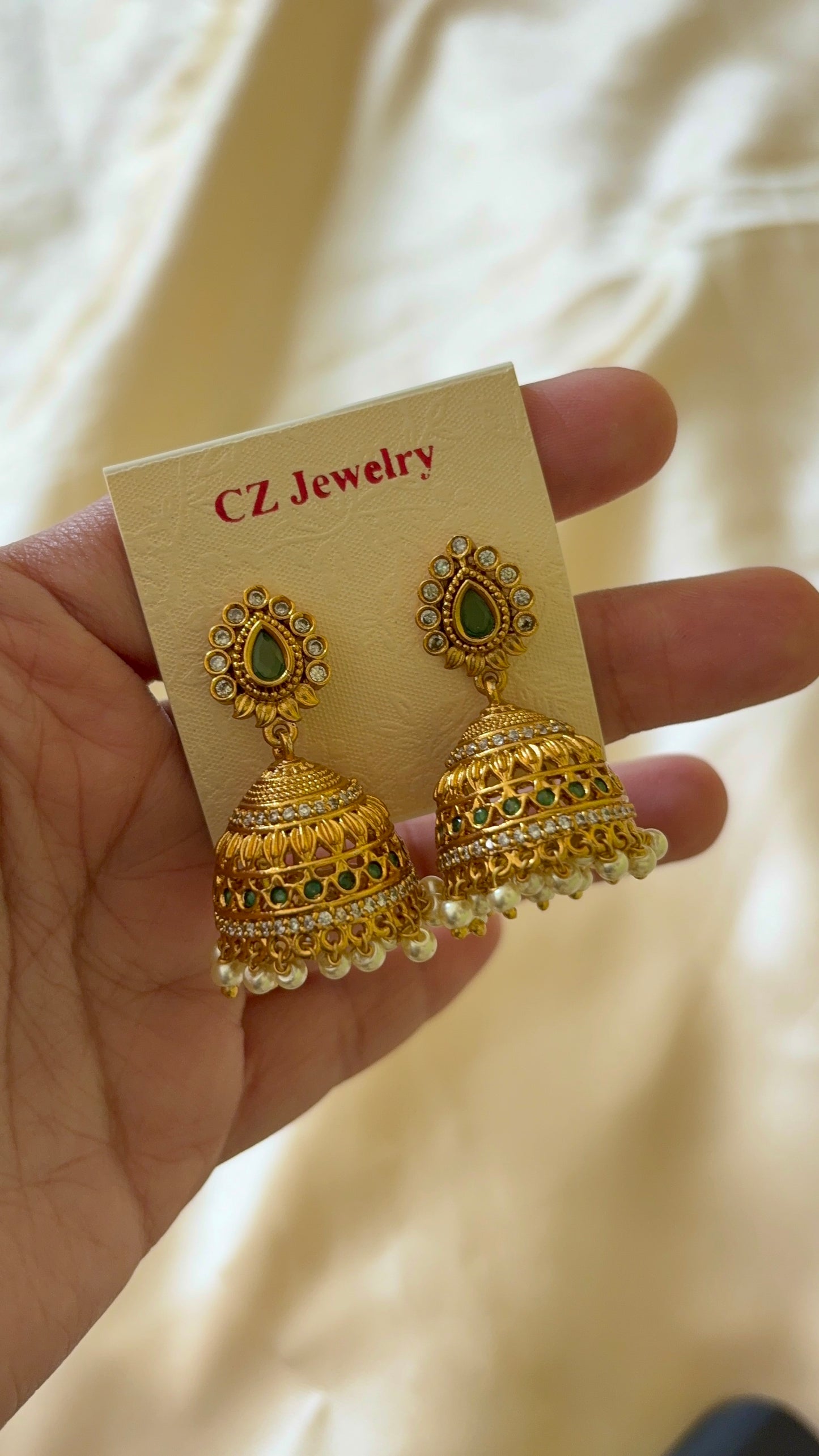 AD stone Jhumka