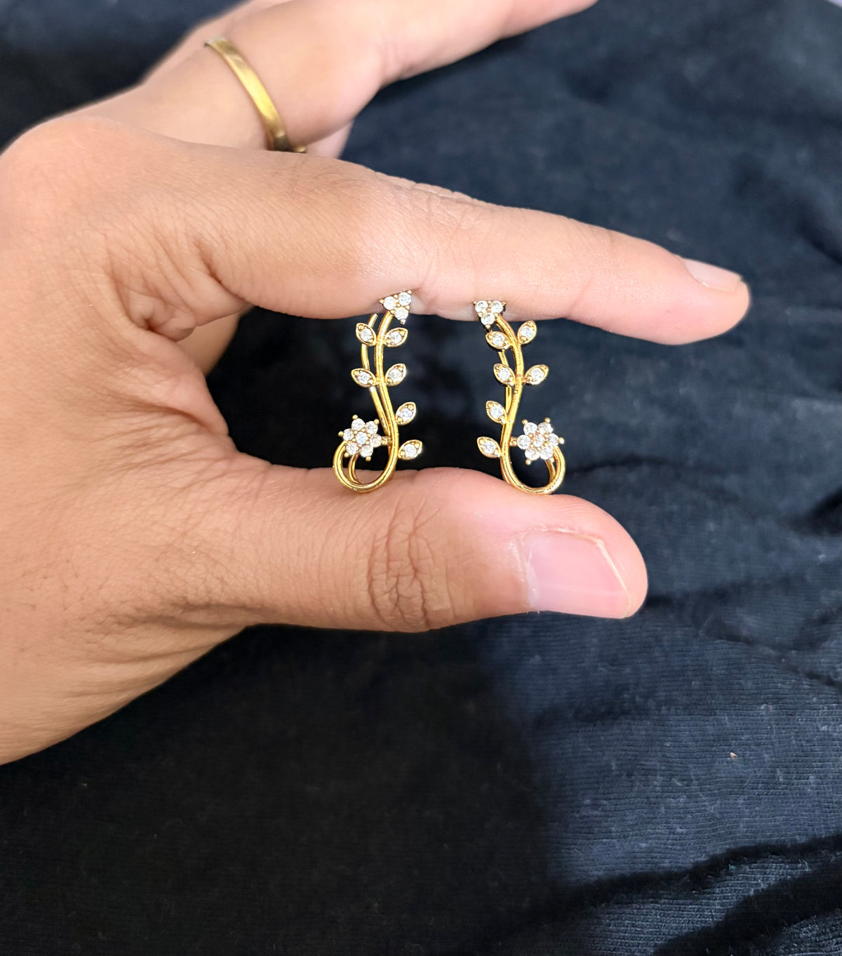 Floral EarCuff