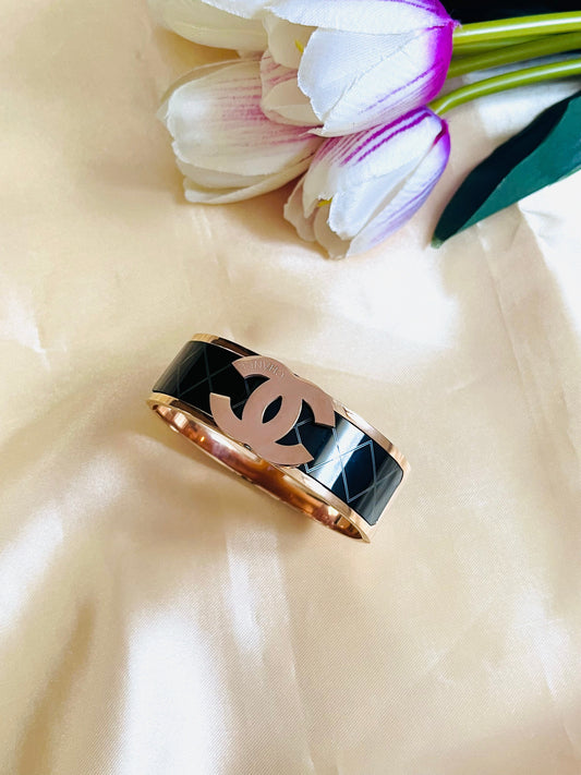 Anti-tarnish channel Bracelet(Rose Gold)