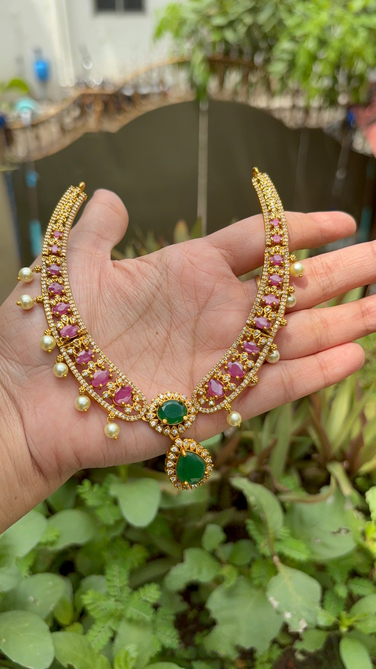 premium Ruby neckpiece