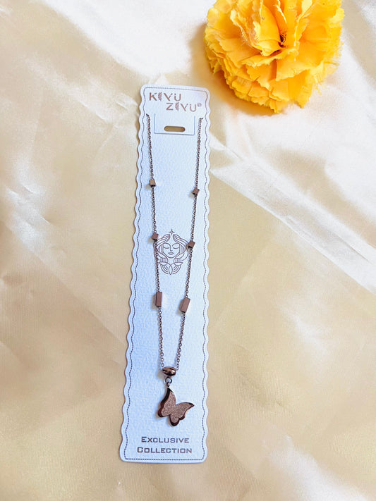 Anti-tarnish Neckchain (Rose Gold)