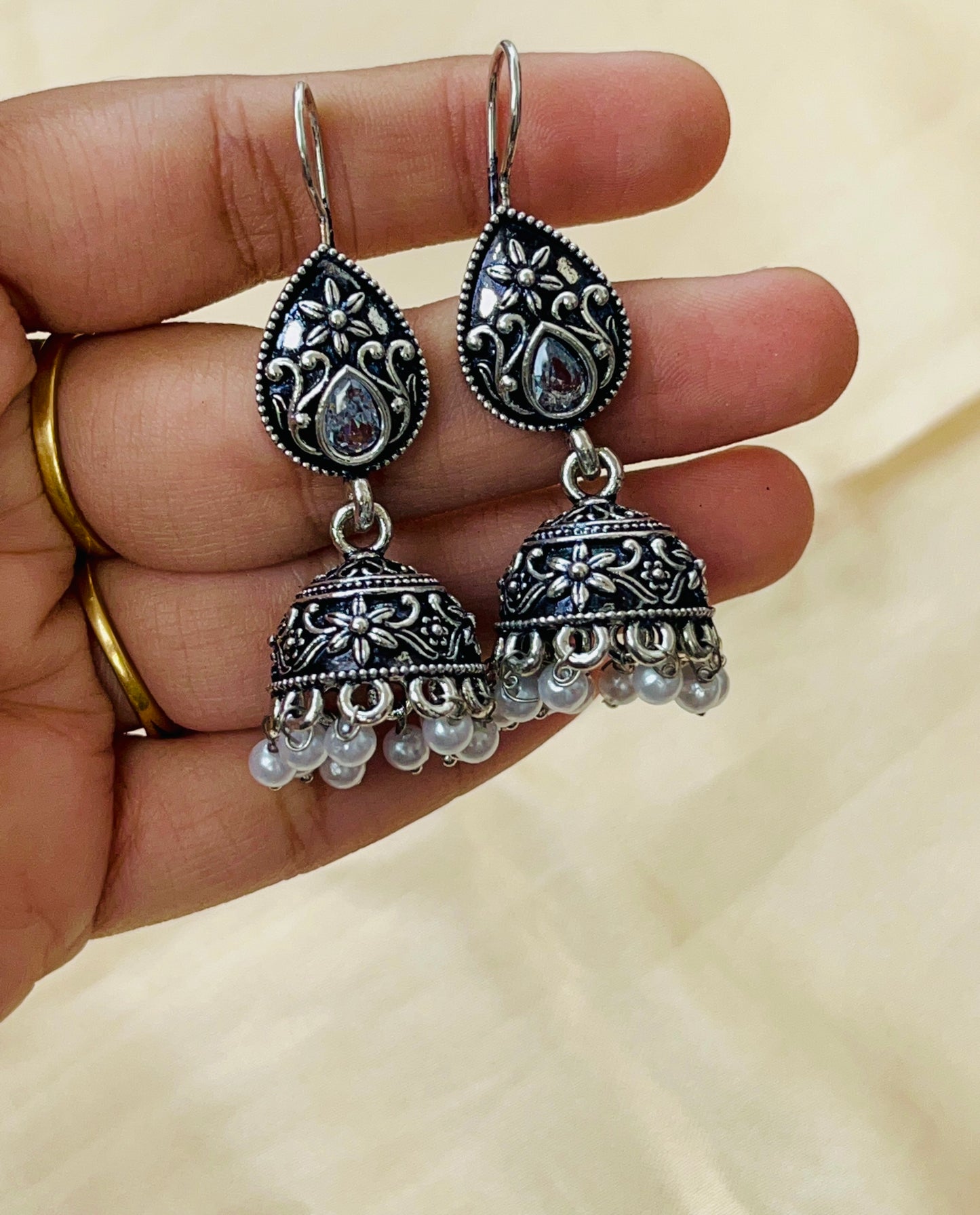 Premium Silver Oxidised hook