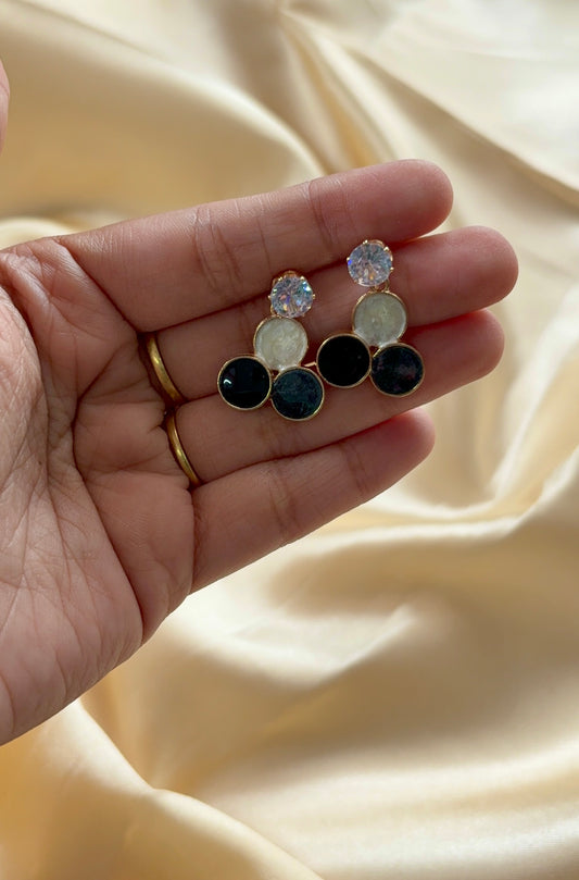 Enamel painted fashion Stud earring