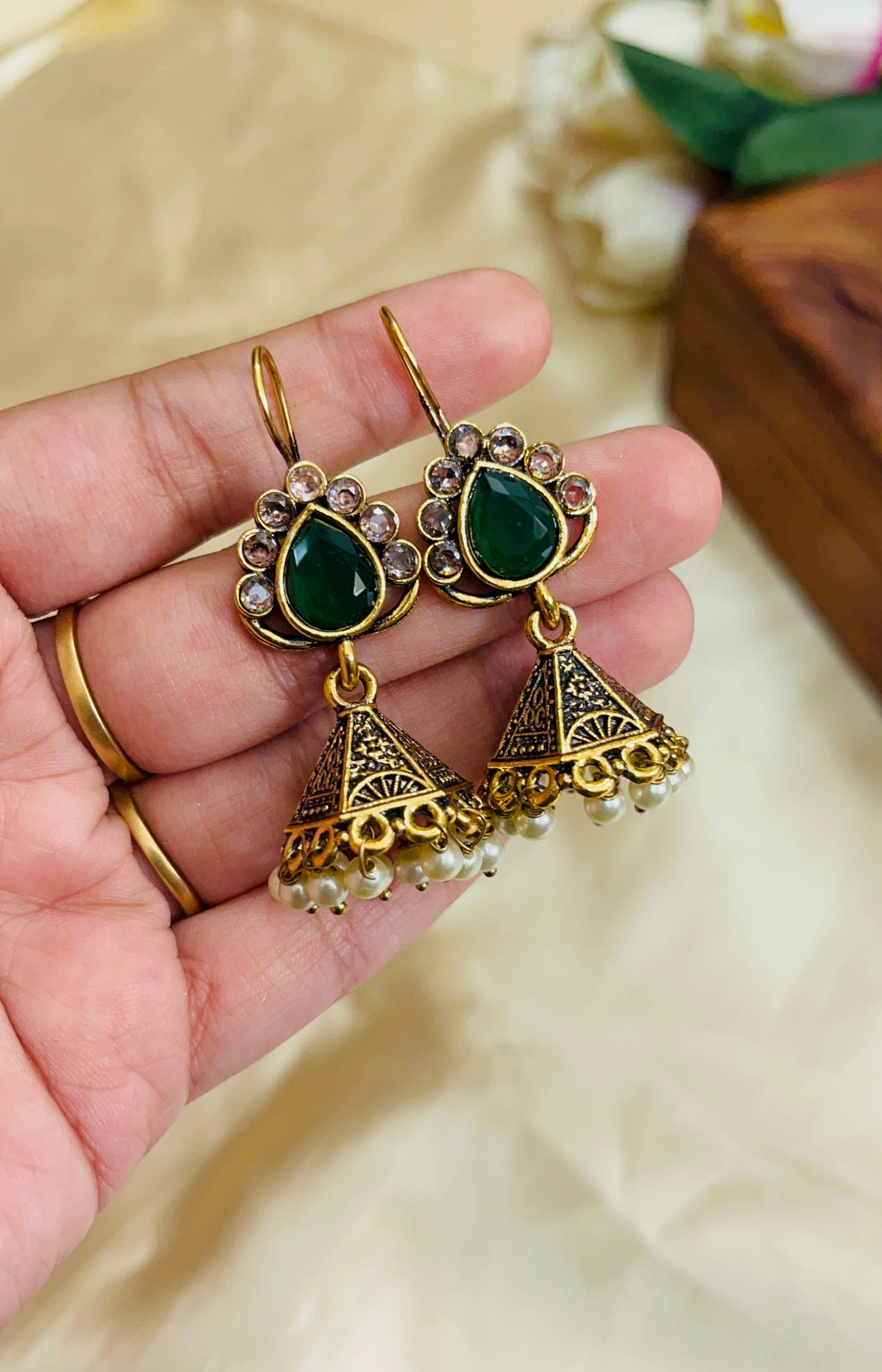 Premium Gold Oxidised hook