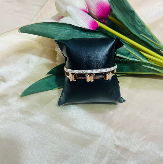 Anti-tarnish Butterfly Bracelet(Rose Gold)
