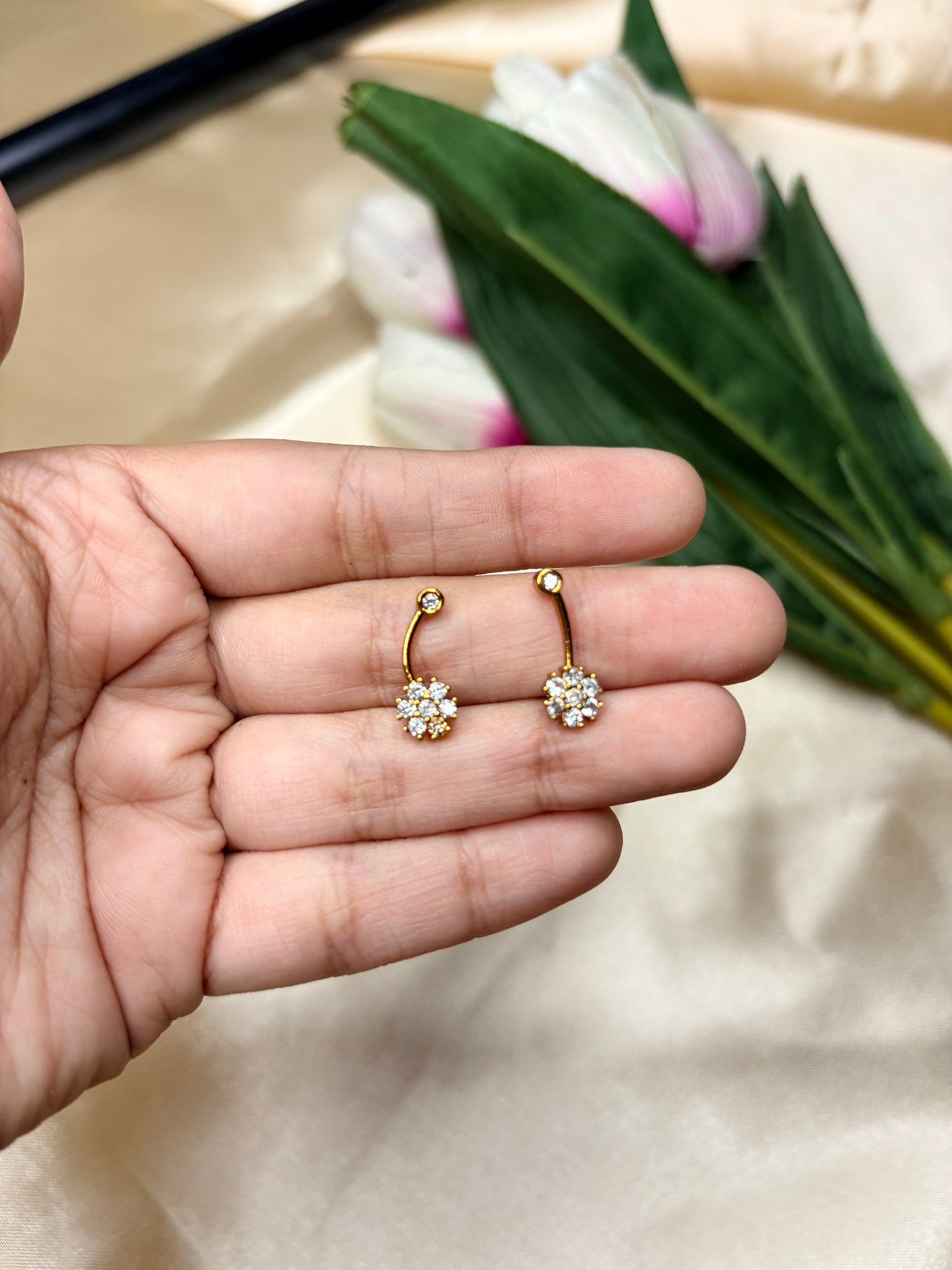 AD Floral Mini EarCuff