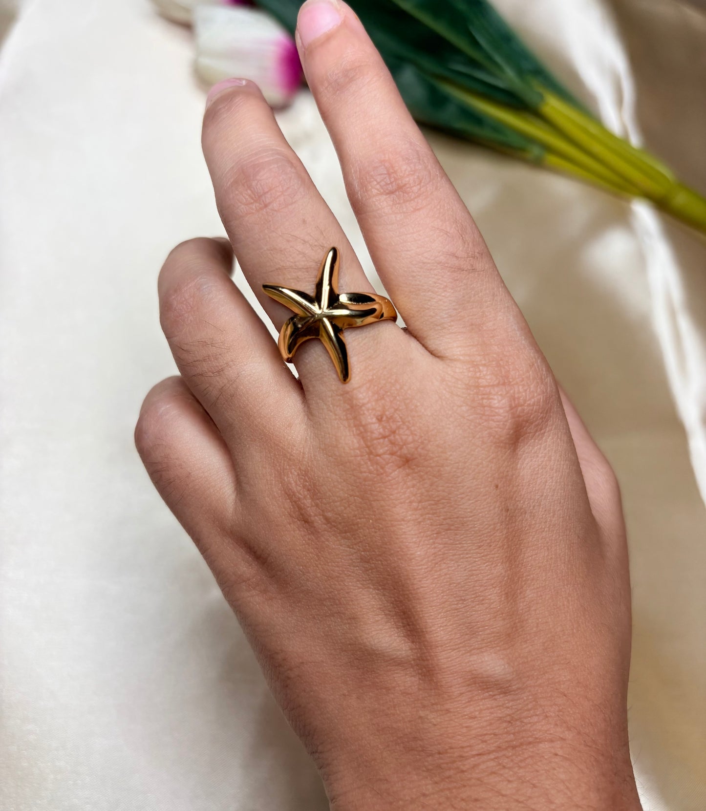 Glossy Starlet Ring(Adjustable Size)