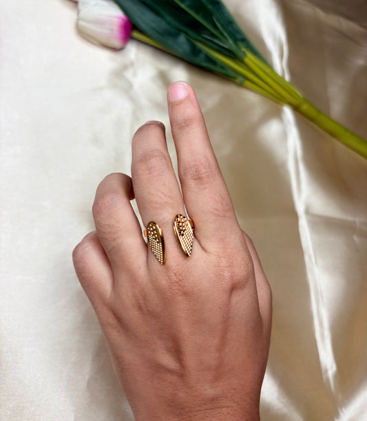 Golden Wings Ring(Adjustable Size)