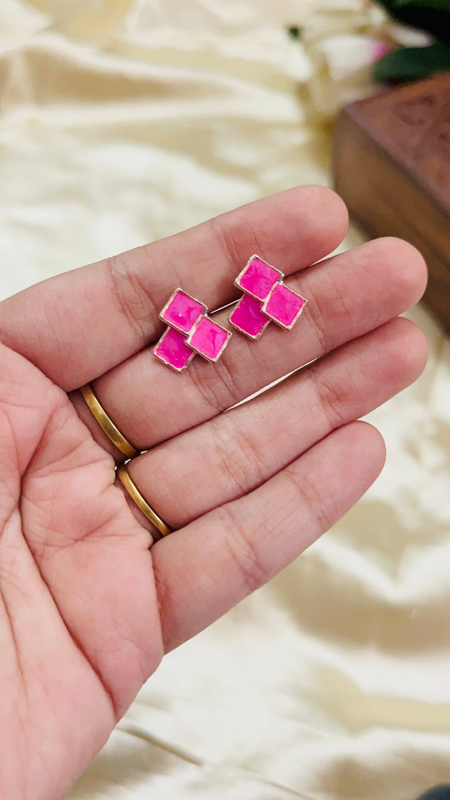 Triple Square Stud
