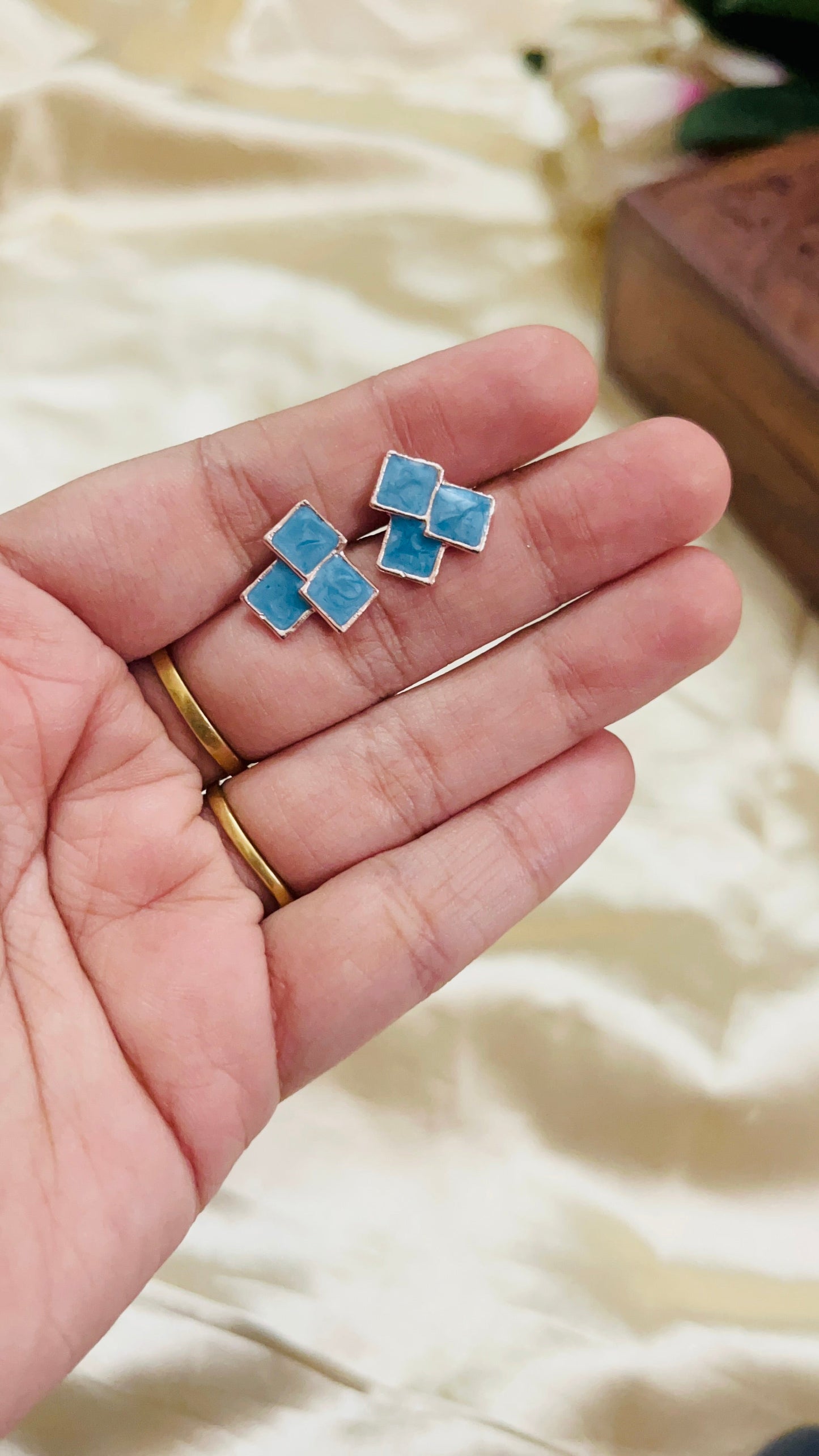 Triple Square Stud