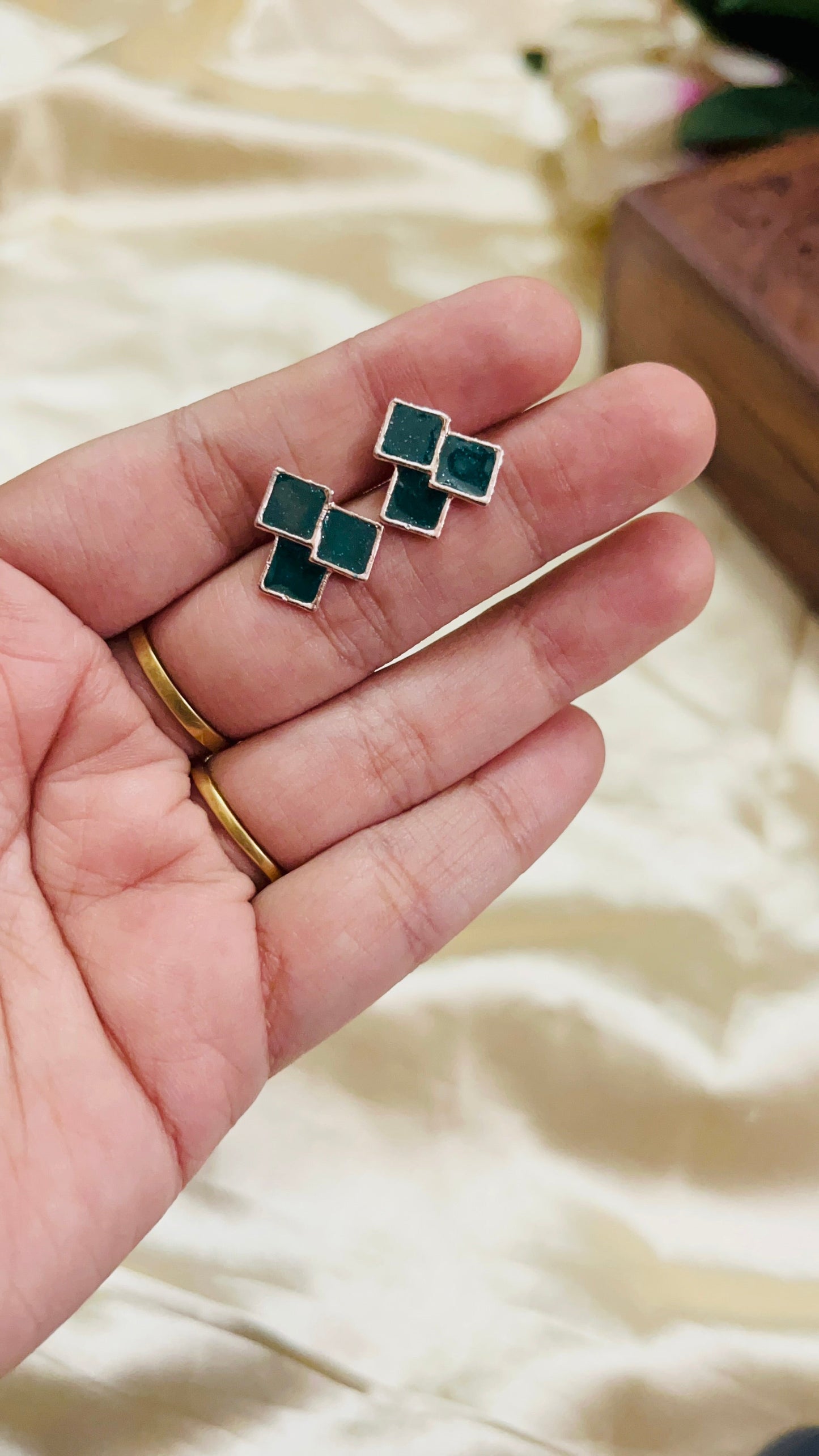 Triple Square Stud