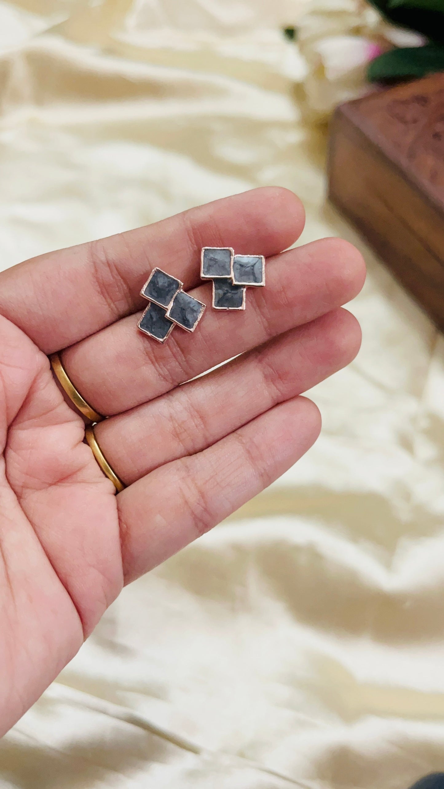 Triple Square Stud