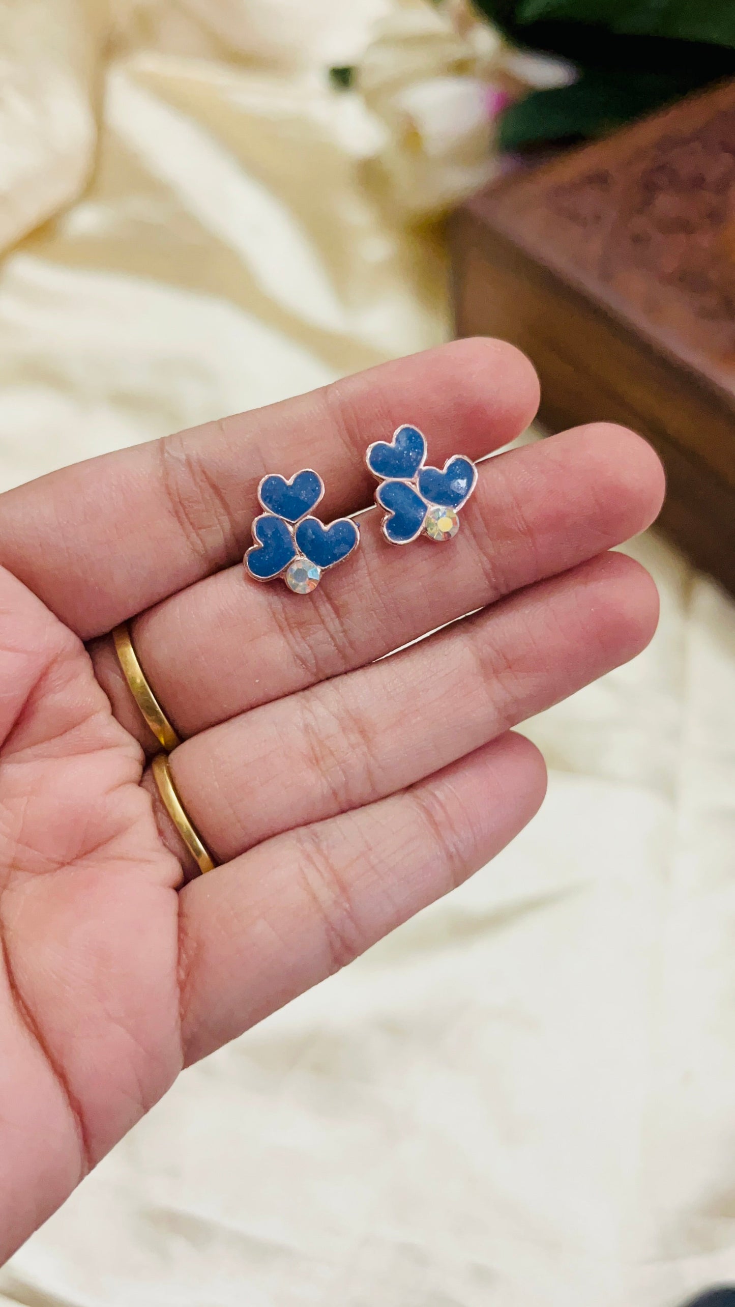 Triple Heart Stud