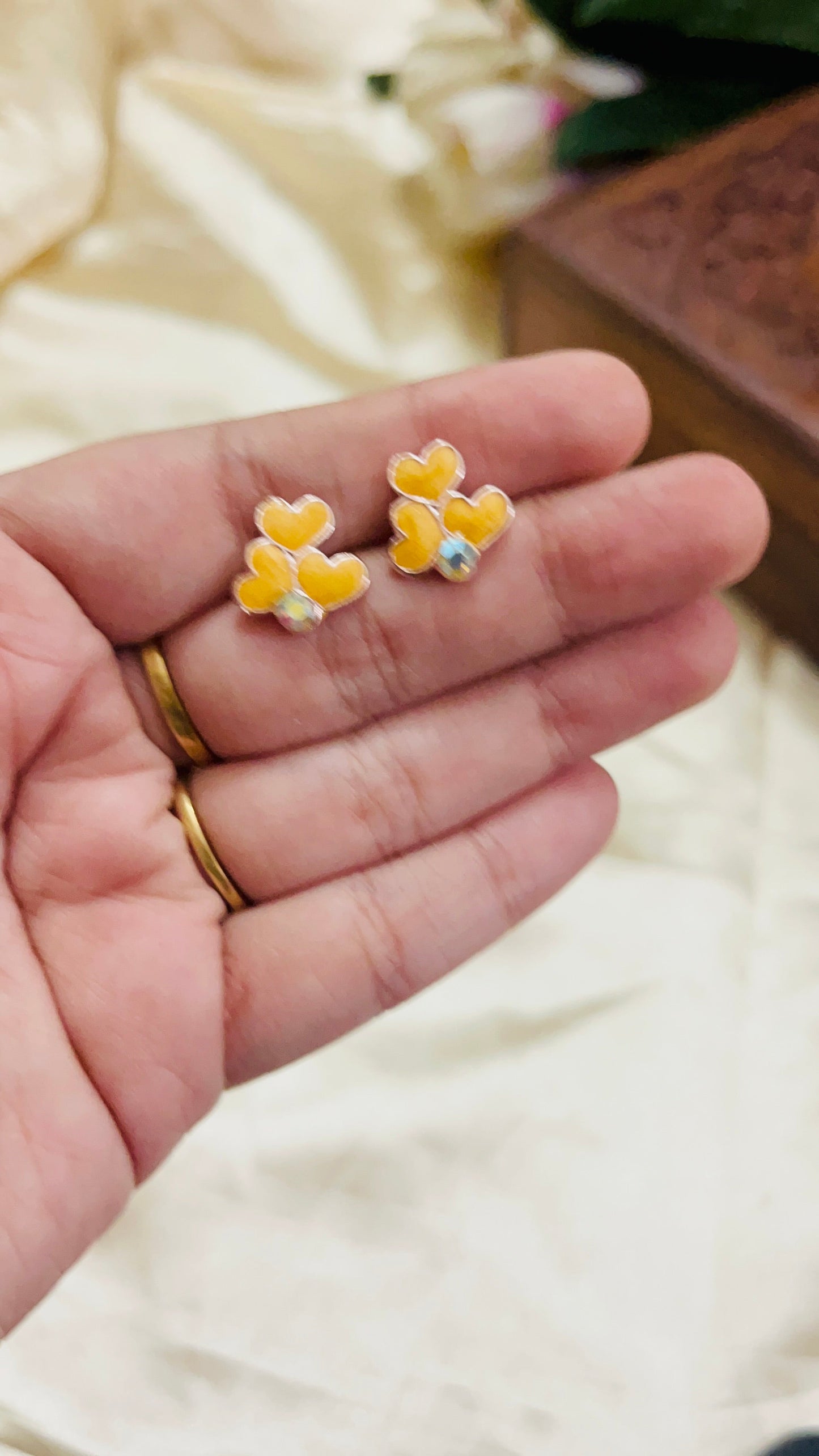 Triple Heart Stud