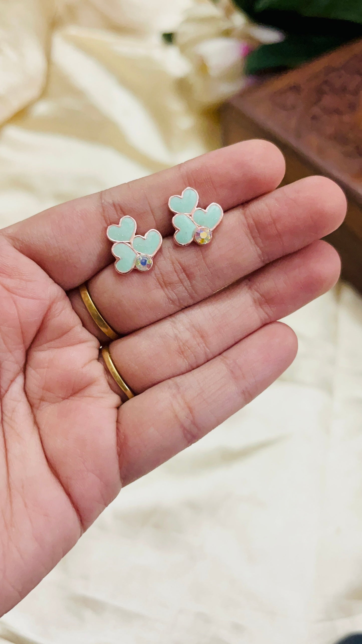 Triple Heart Stud