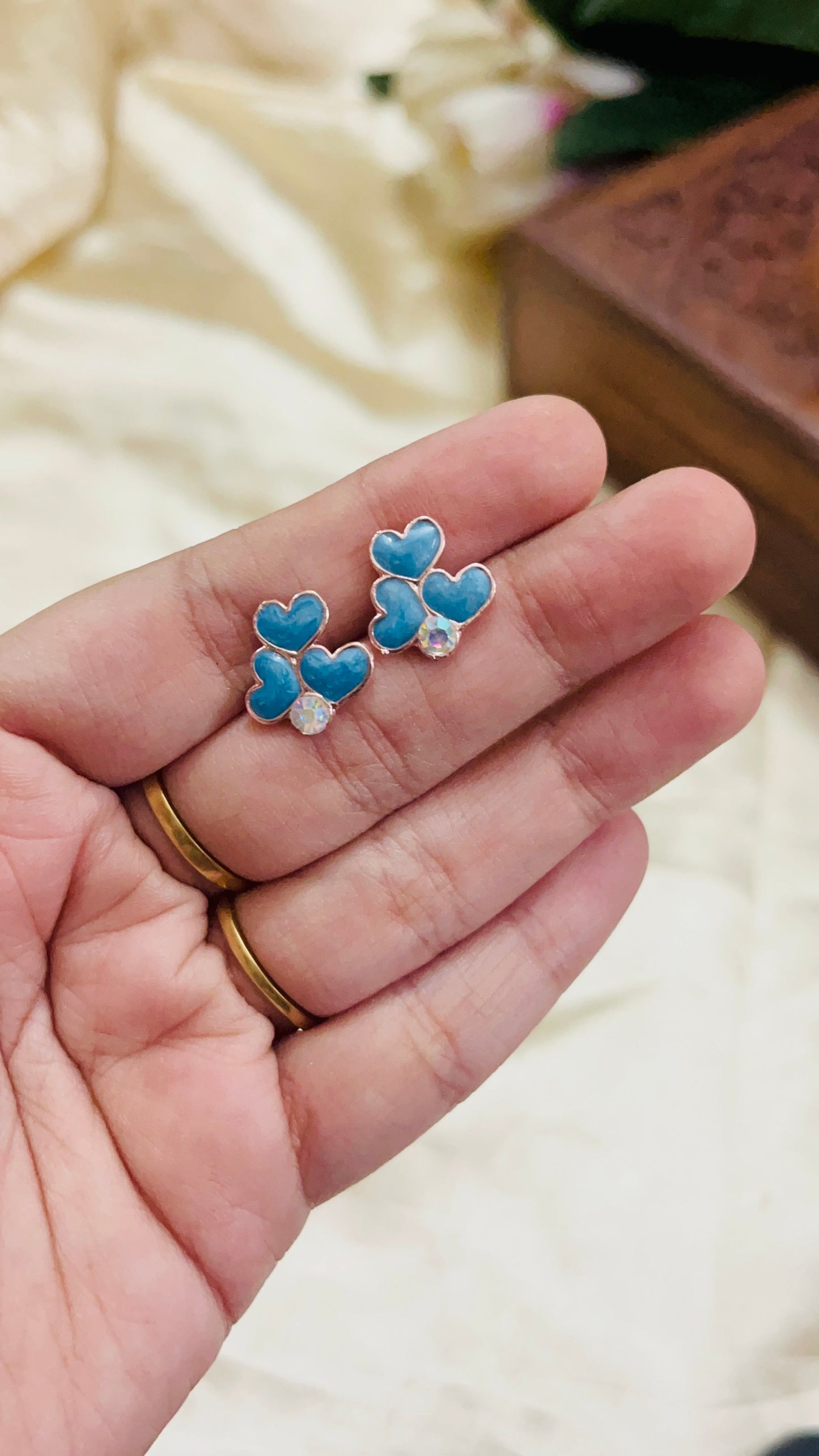 Triple Heart Stud
